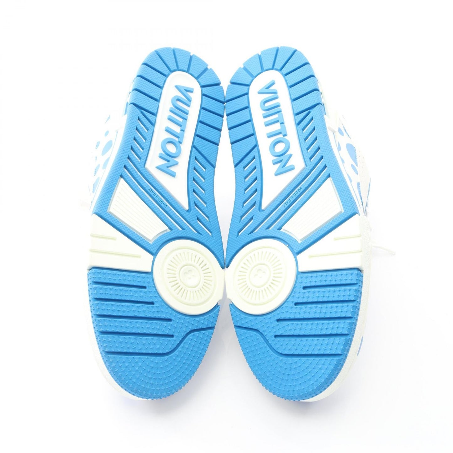 Louis Vuitton LV × YK LV Trainer Line Infinity Dot Leather Sneakers