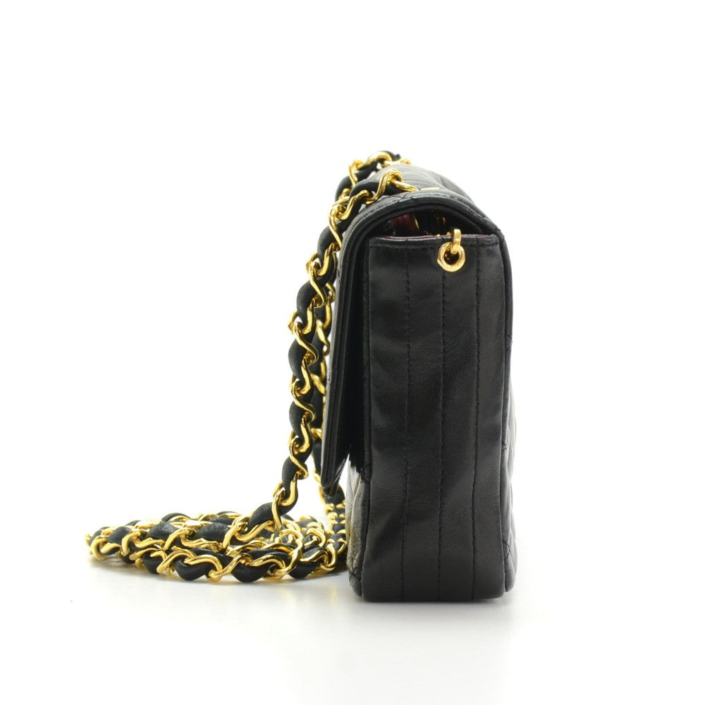 Chanel Quilted Leather Single Flap Handbag