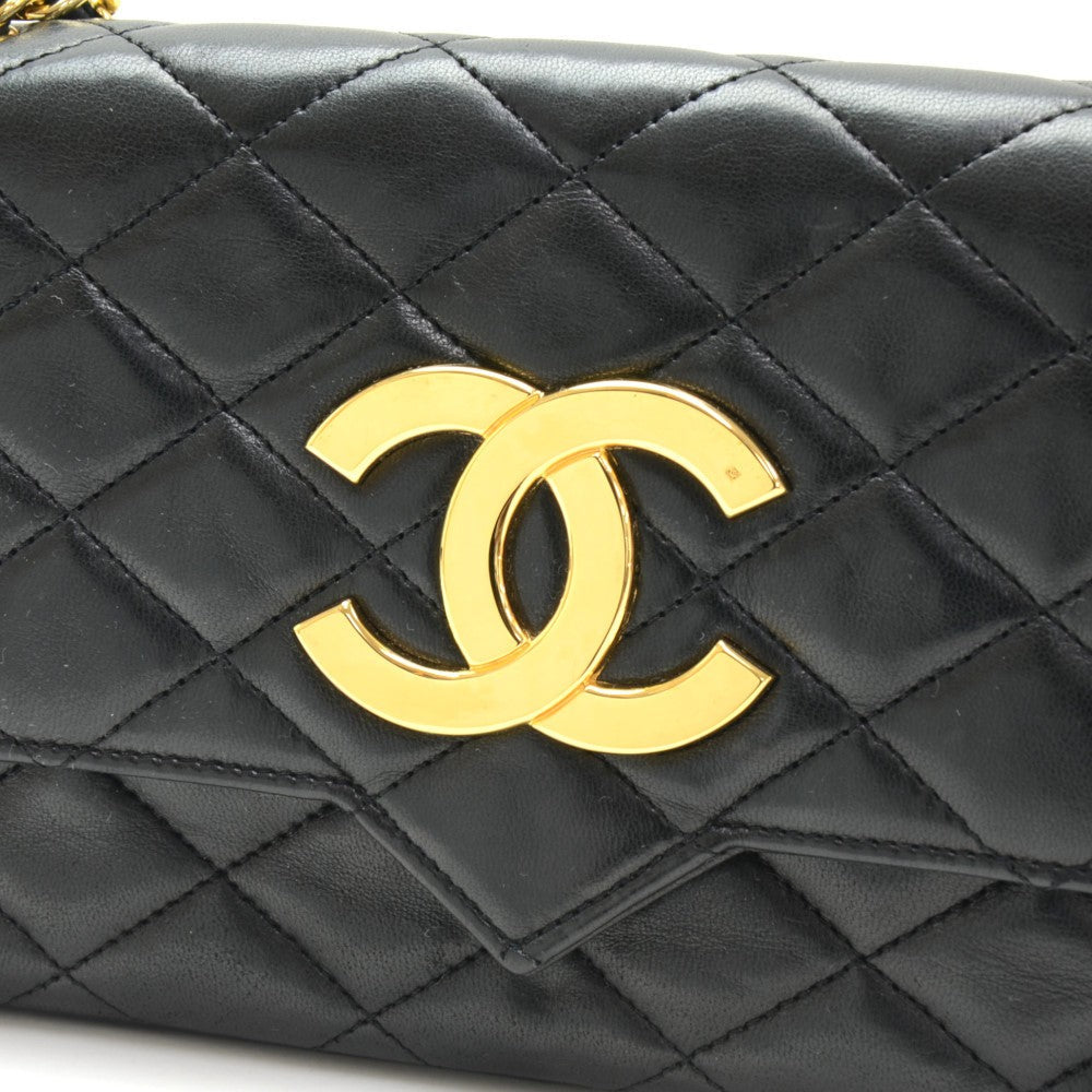 Chanel Quilted Lambskin Leather Single Flap Bag