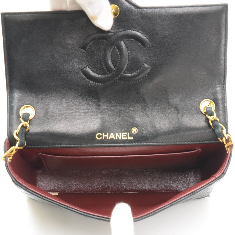 Chanel Quilted Lambskin Leather Single Flap Bag