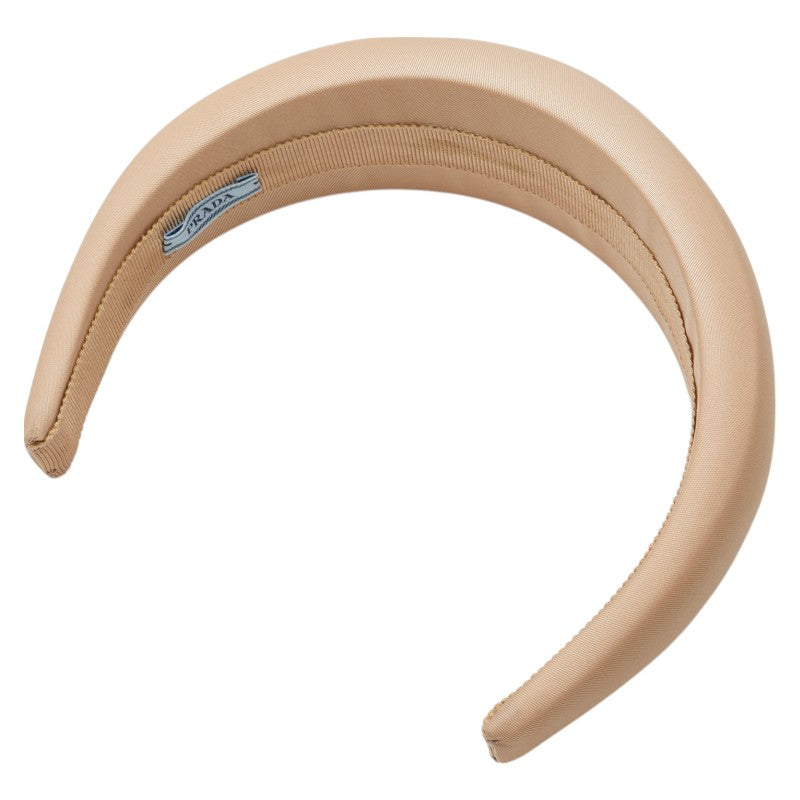 Prada Triangle Logo Plate Nylon Headband