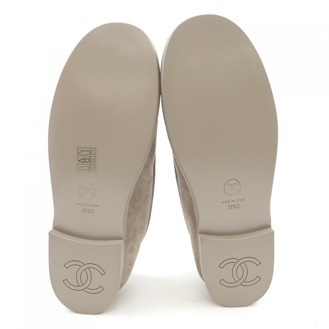 Chanel G45886B17976 Suede Calfskin Shoes