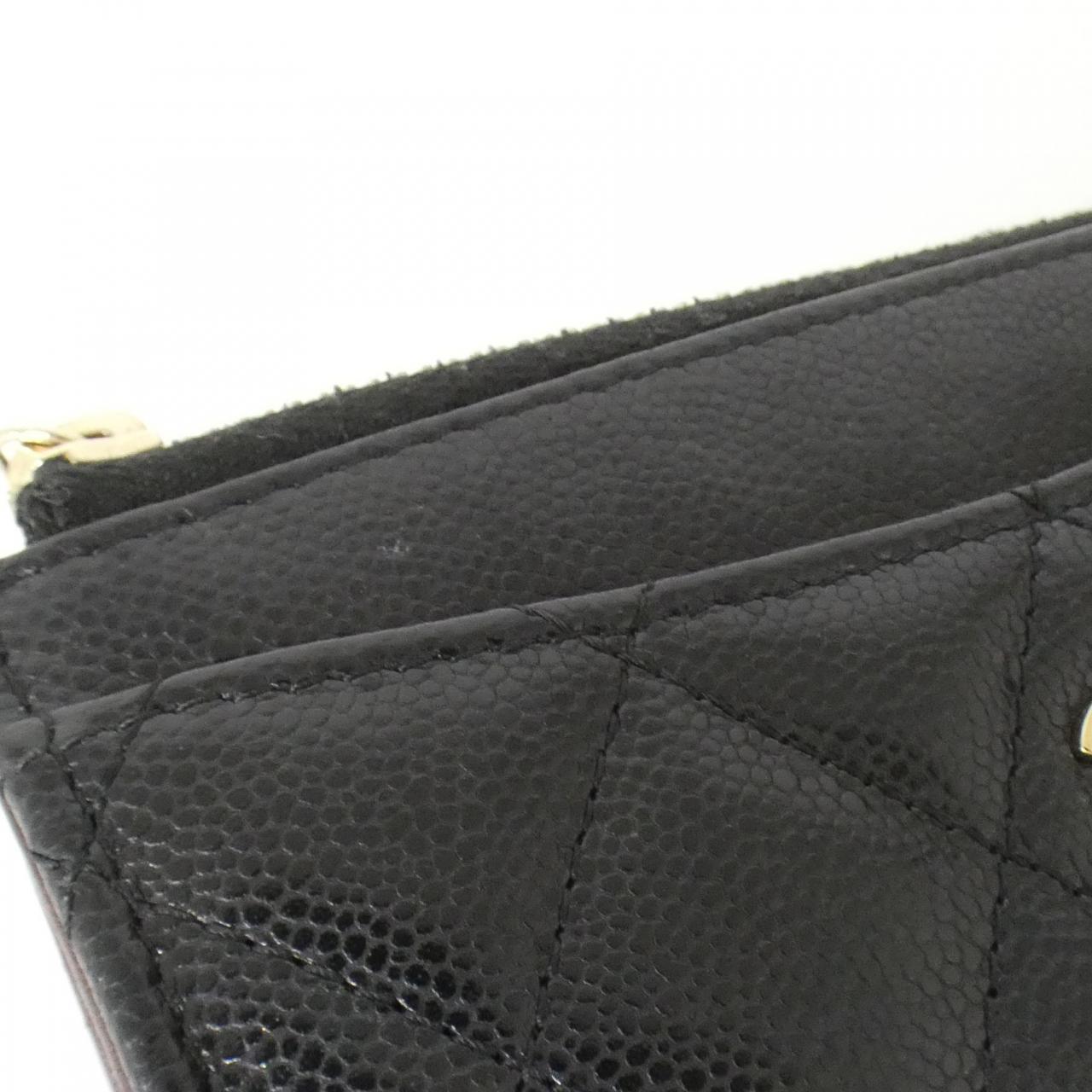 Chanel Timeless Classic Caviar Skin Card Case