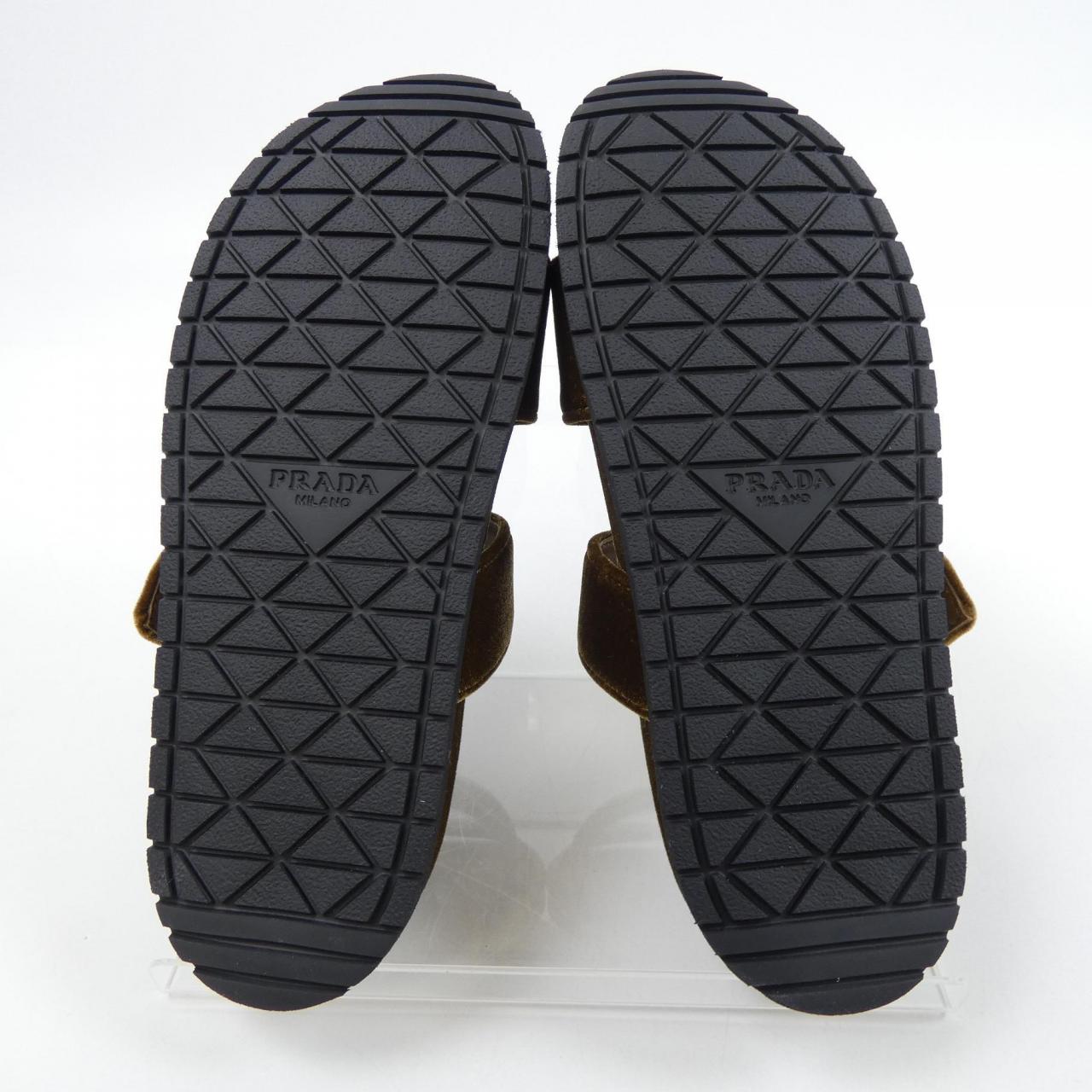 Prada Velvet Sandals