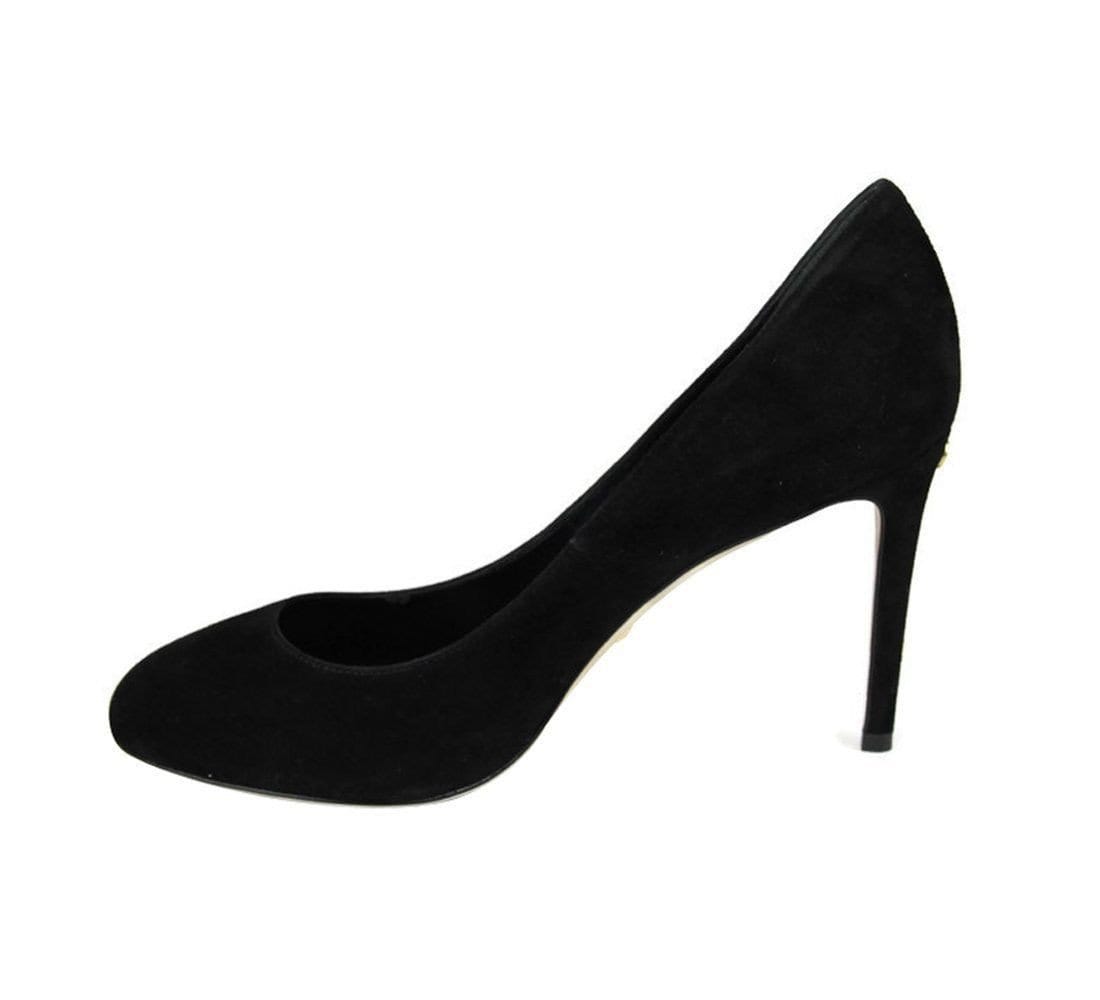 Gucci Heels Black Suede Interlocking - Gucci Shoes Women