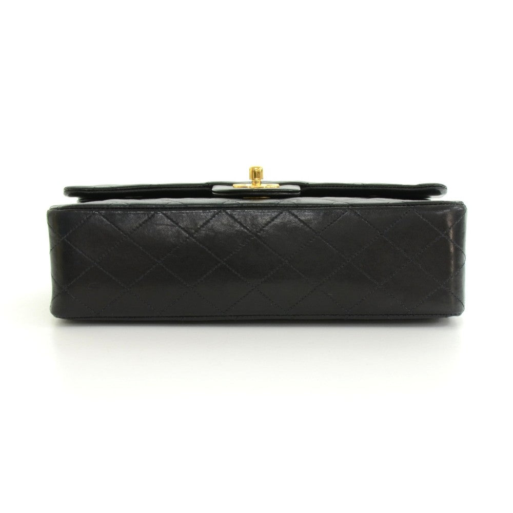 Chanel Double Flap Quilted Leather Bag