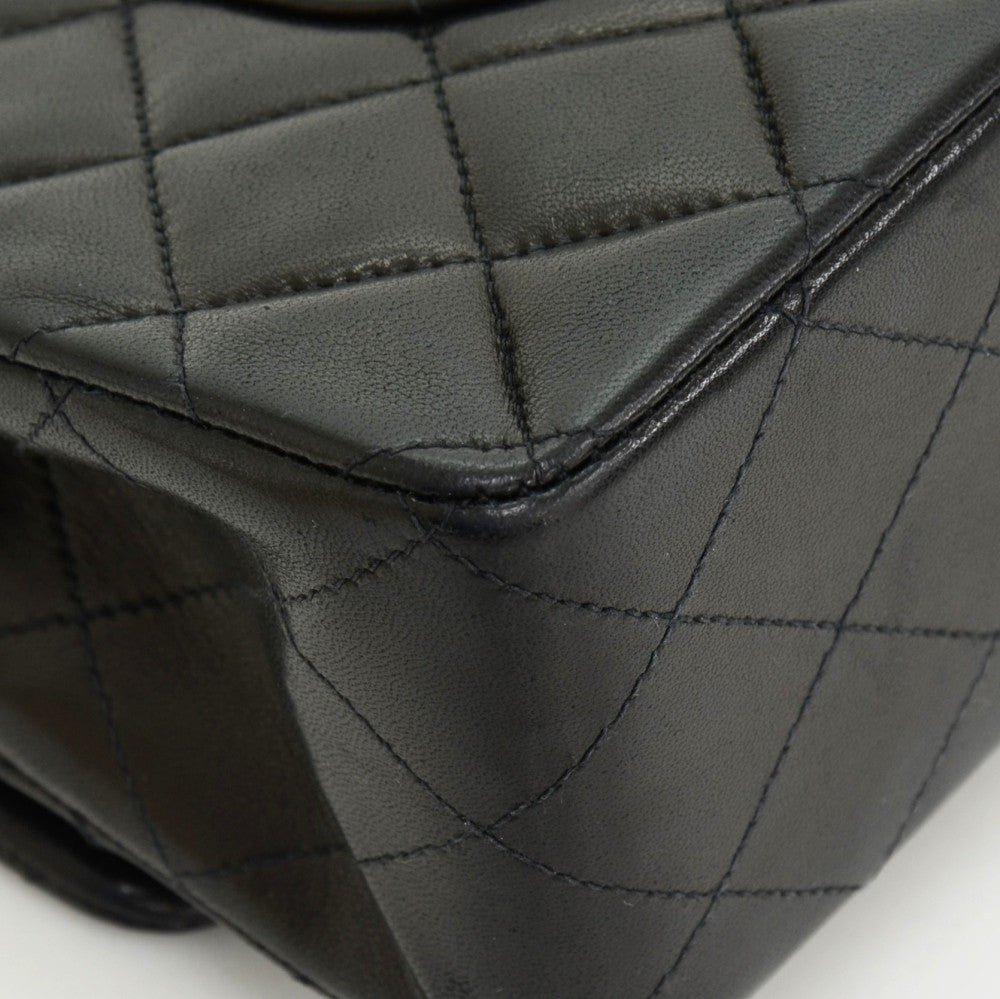 Chanel Double Flap Quilted Leather Bag