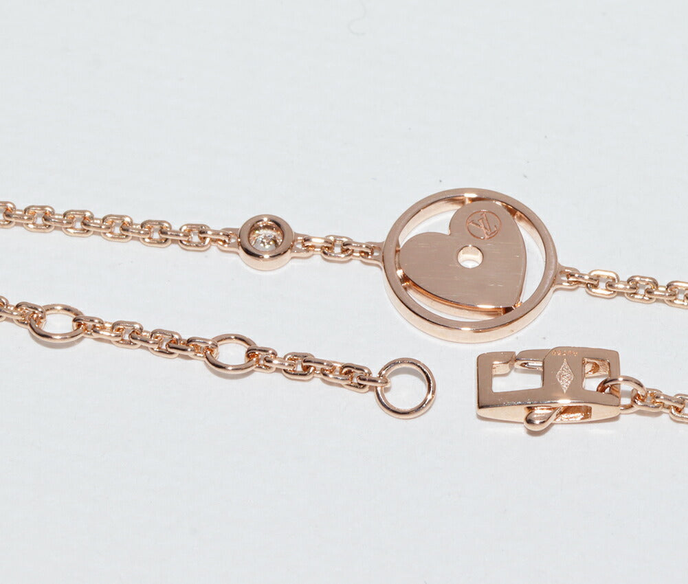 Louis Vuitton Monogram K18PG Diamond Bracelet