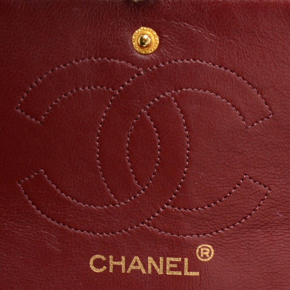 Chanel Double Flap Quilted Leather Bag