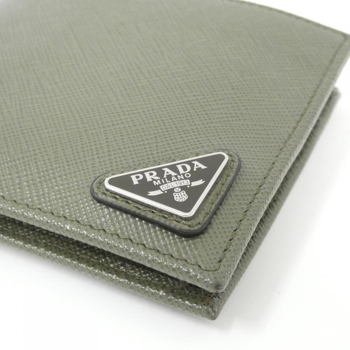 Prada 2MO738 Saffiano Triang Wallet