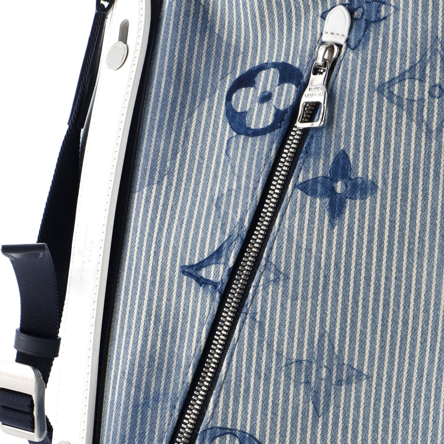Louis Vuitton Sac Marin Bag Limited Edition Monogram Watercolor Stripes Denim