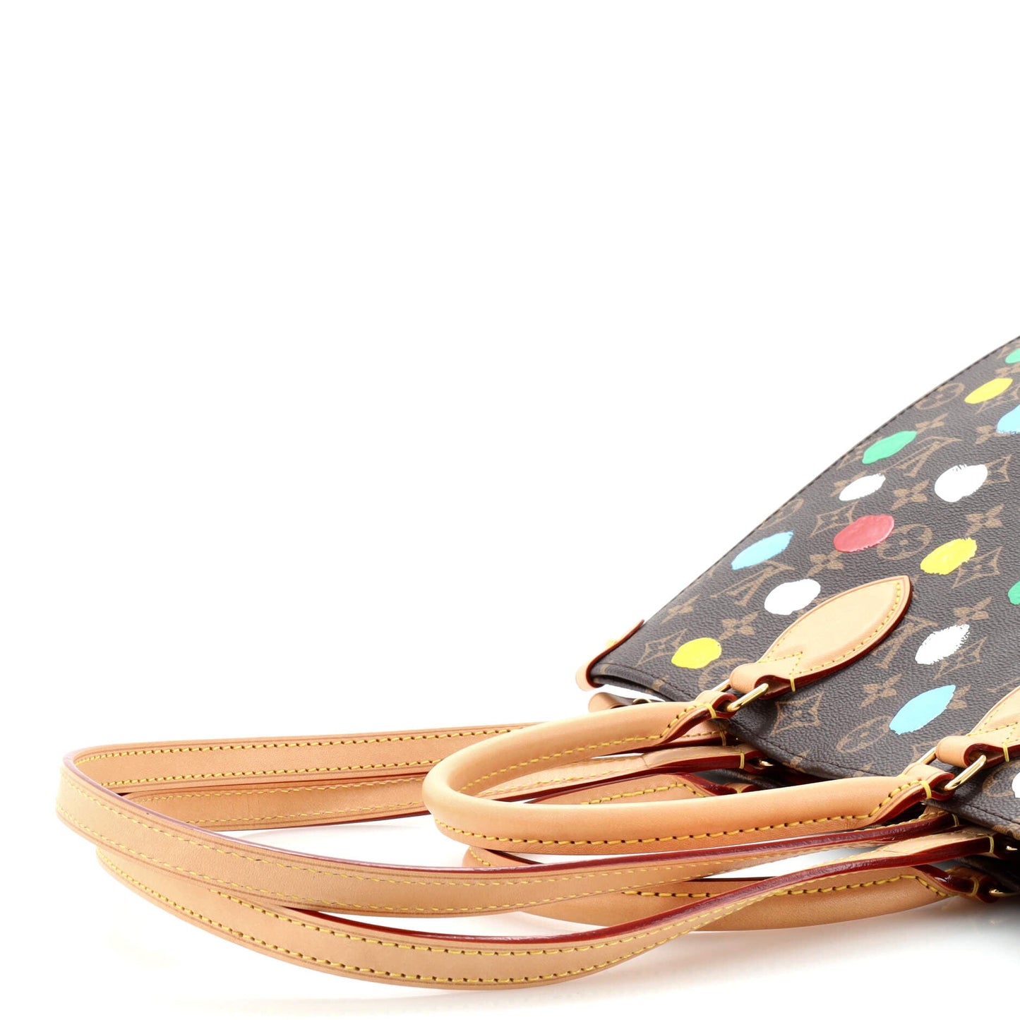 Louis Vuitton OnTheGo Tote Yayoi Kusama Painted Dots Monogram Canvas MM