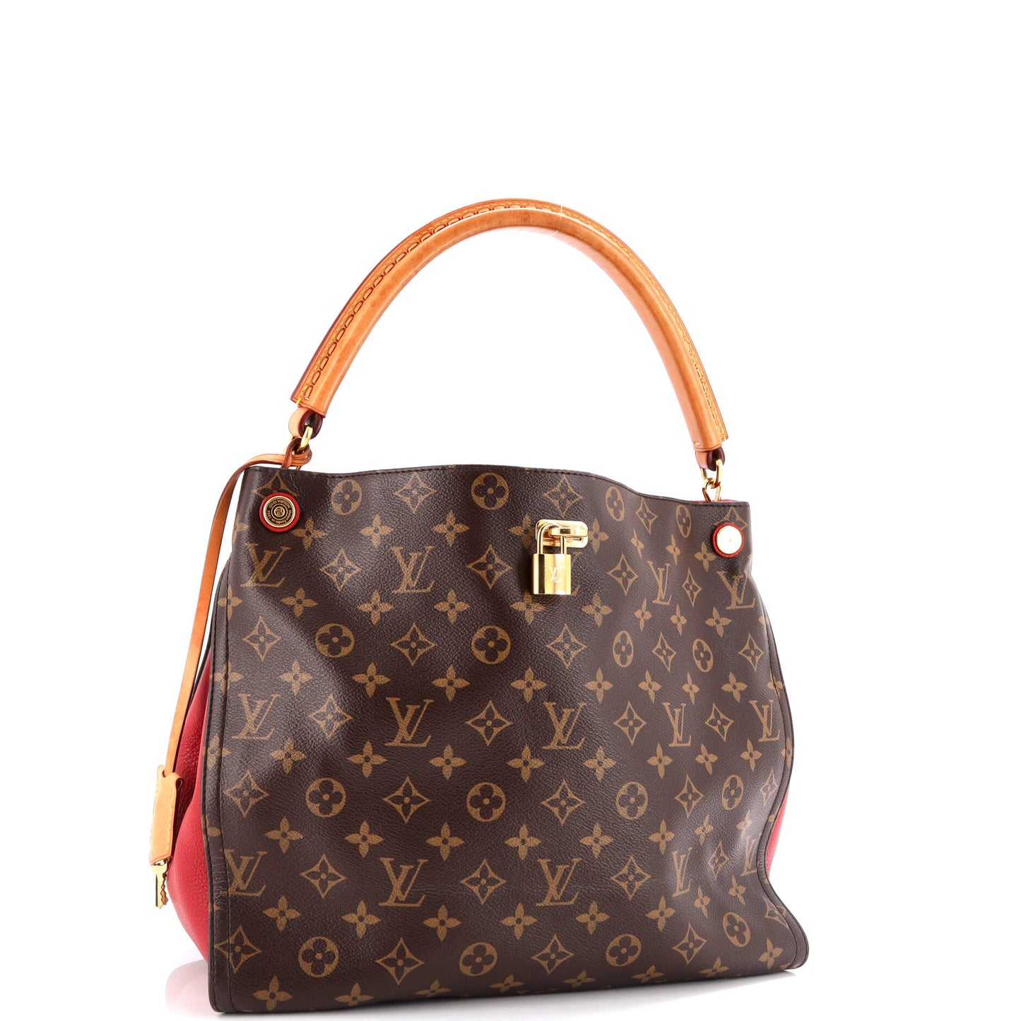 Louis Vuitton Gaia Handbag Monogram Canvas