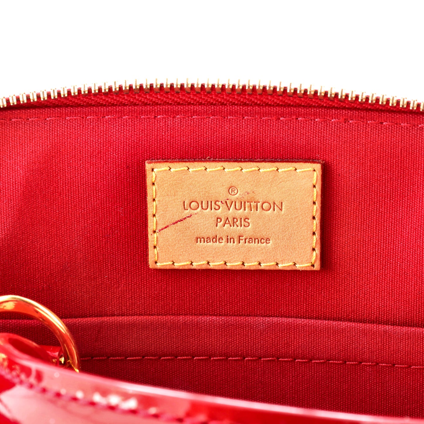Louis Vuitton Alma Handbag Limited Edition Monogram Vernis Rayures BB