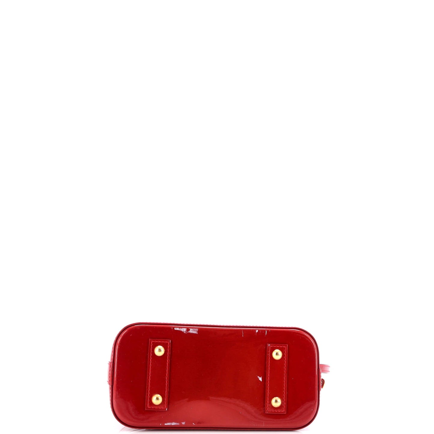 Louis Vuitton Alma Handbag Limited Edition Monogram Vernis Rayures BB