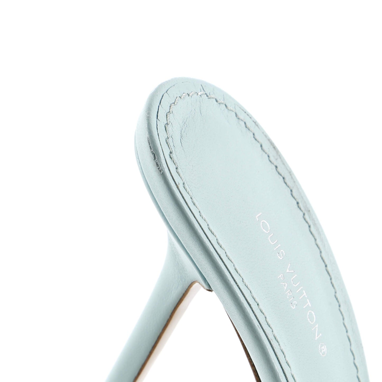 Louis Vuitton Women's Revival Heeled Mules Monogram Embossed Leather