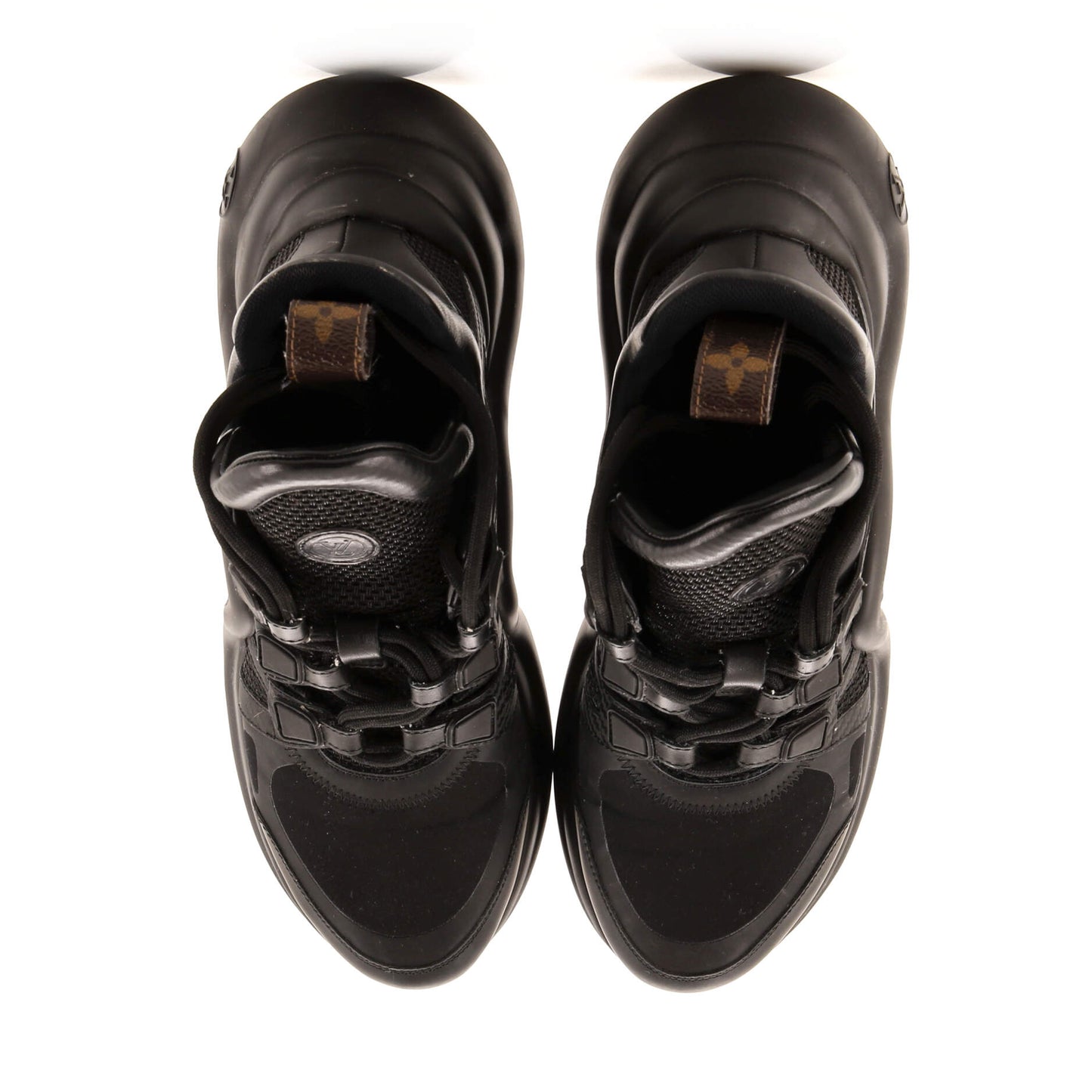 Louis Vuitton Women's LV Archlight Sneakers Monogram Technical Nylon with Leather