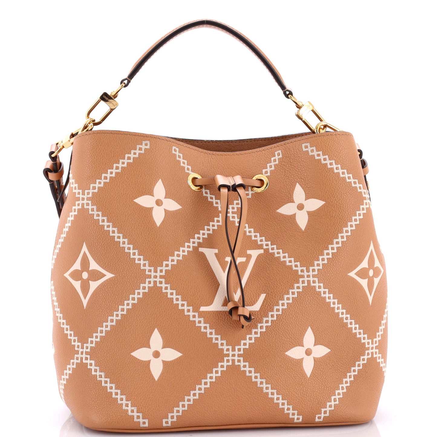 Louis Vuitton NeoNoe Handbag Monogram Empreinte Giant Broderies MM