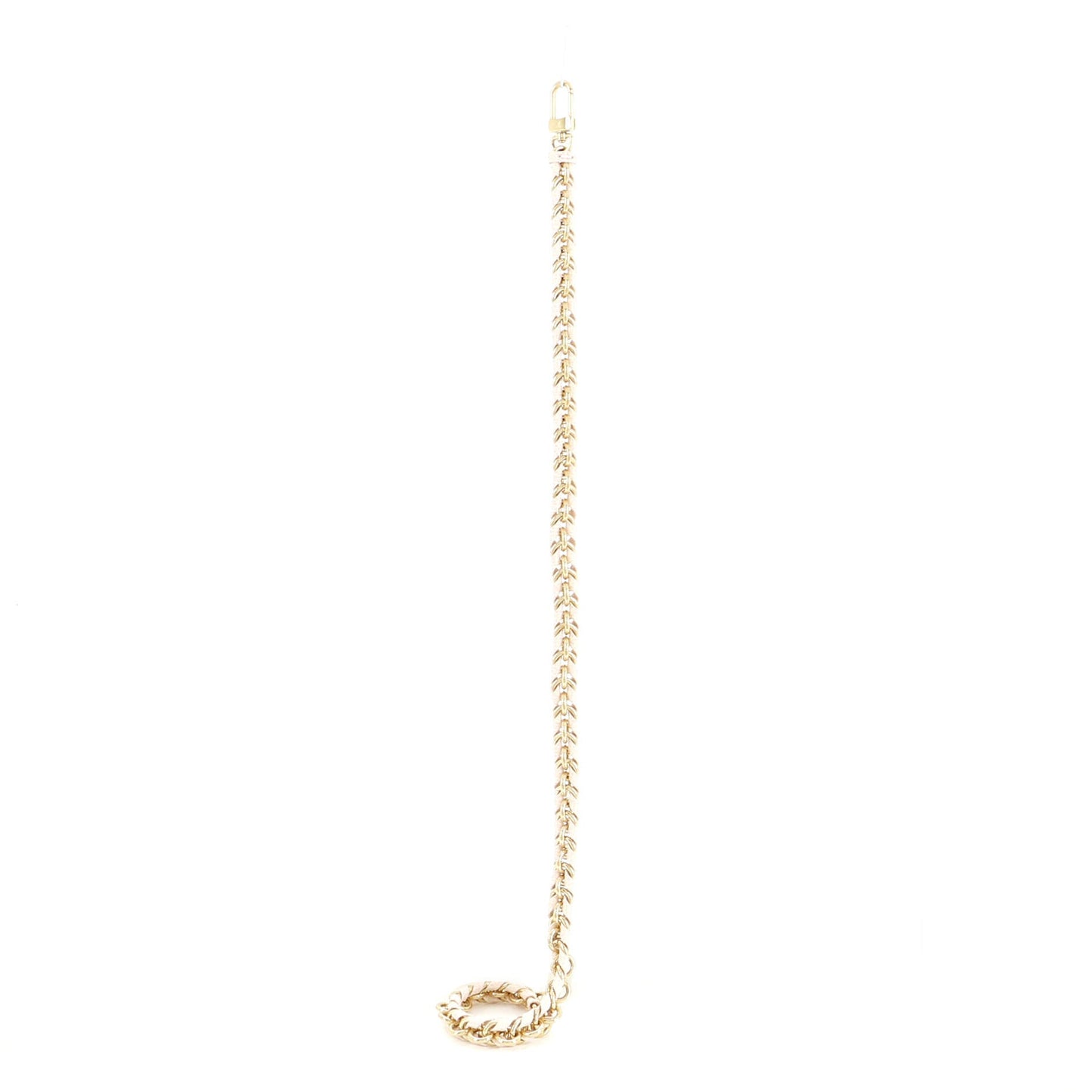 Louis Vuitton Multi Pochette Accessoires Woven Chain Strap Leather and Metal