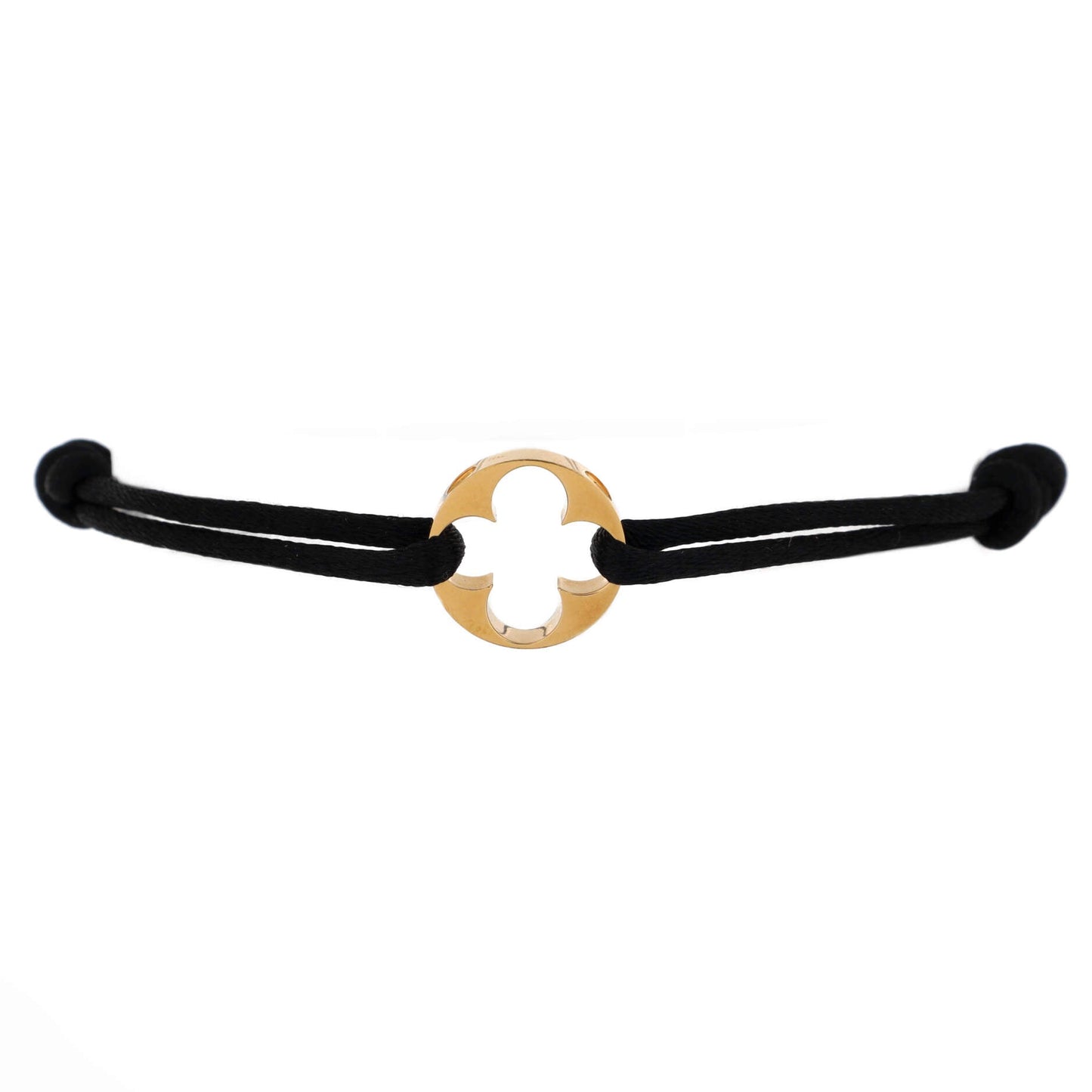 Louis Vuitton Empreinte Bracelet Silk Cord with 18K Yellow Gold