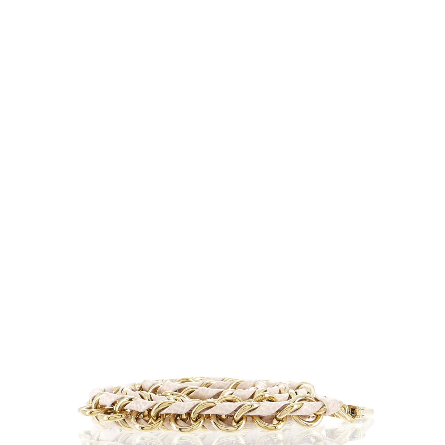 Louis Vuitton Multi Pochette Accessoires Woven Chain Strap Leather and Metal