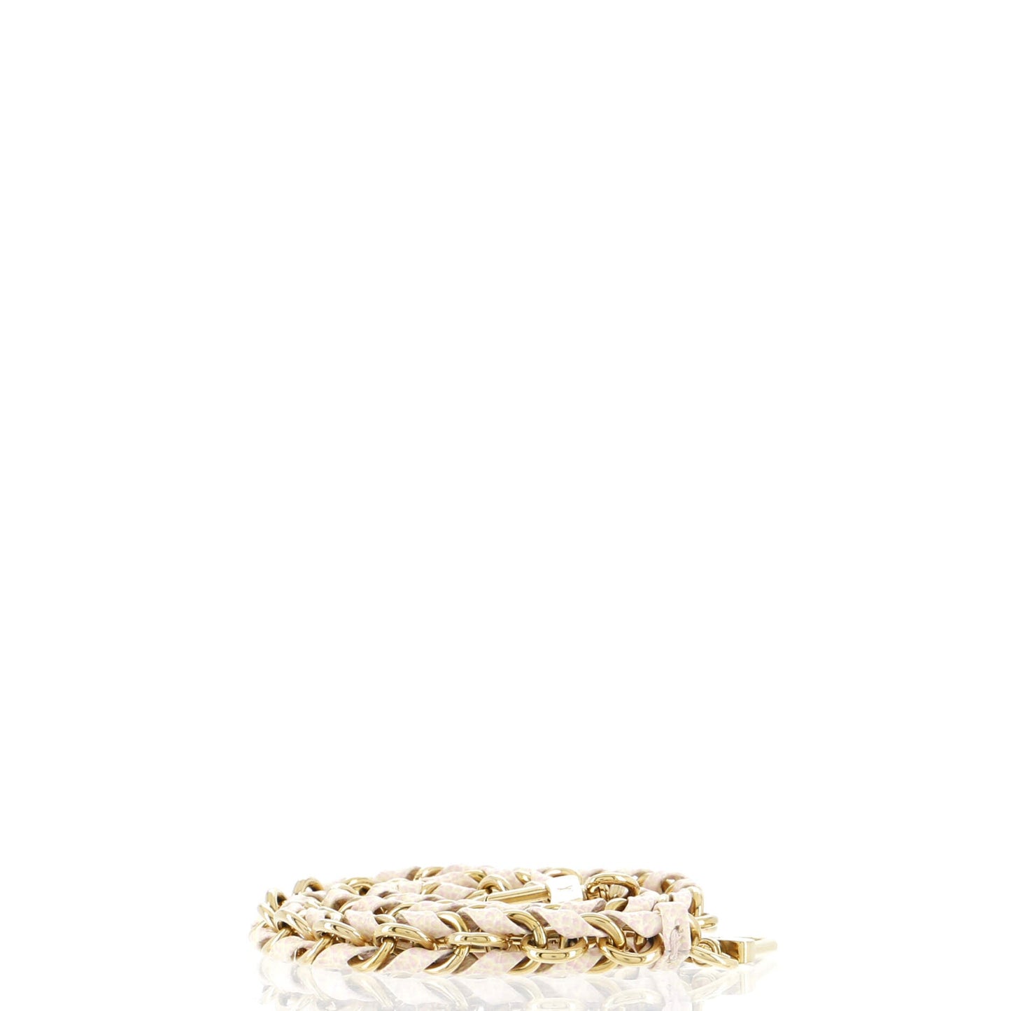 Louis Vuitton Multi Pochette Accessoires Woven Chain Strap Leather and Metal
