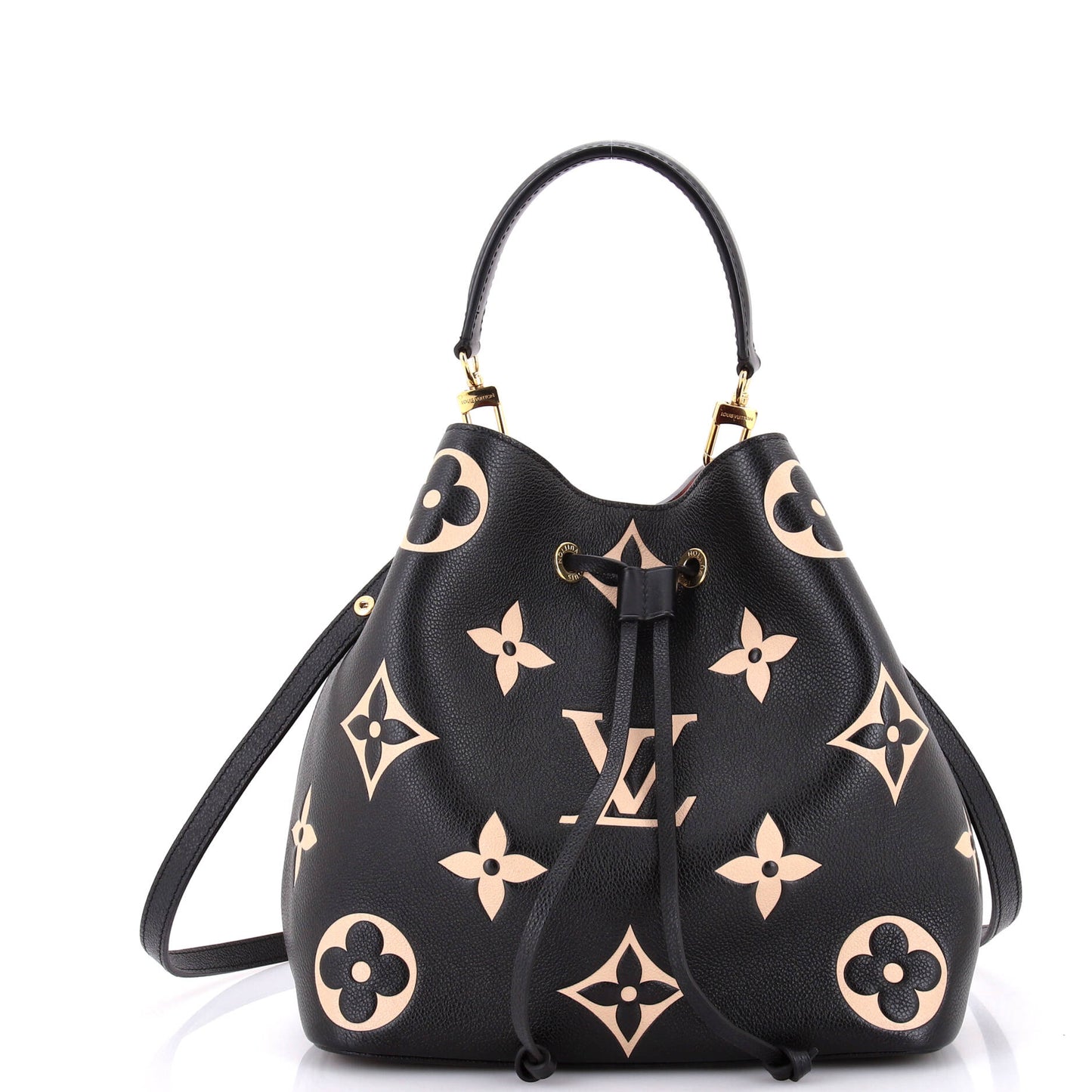 Louis Vuitton NeoNoe Handbag Bicolor Monogram Empreinte Giant MM