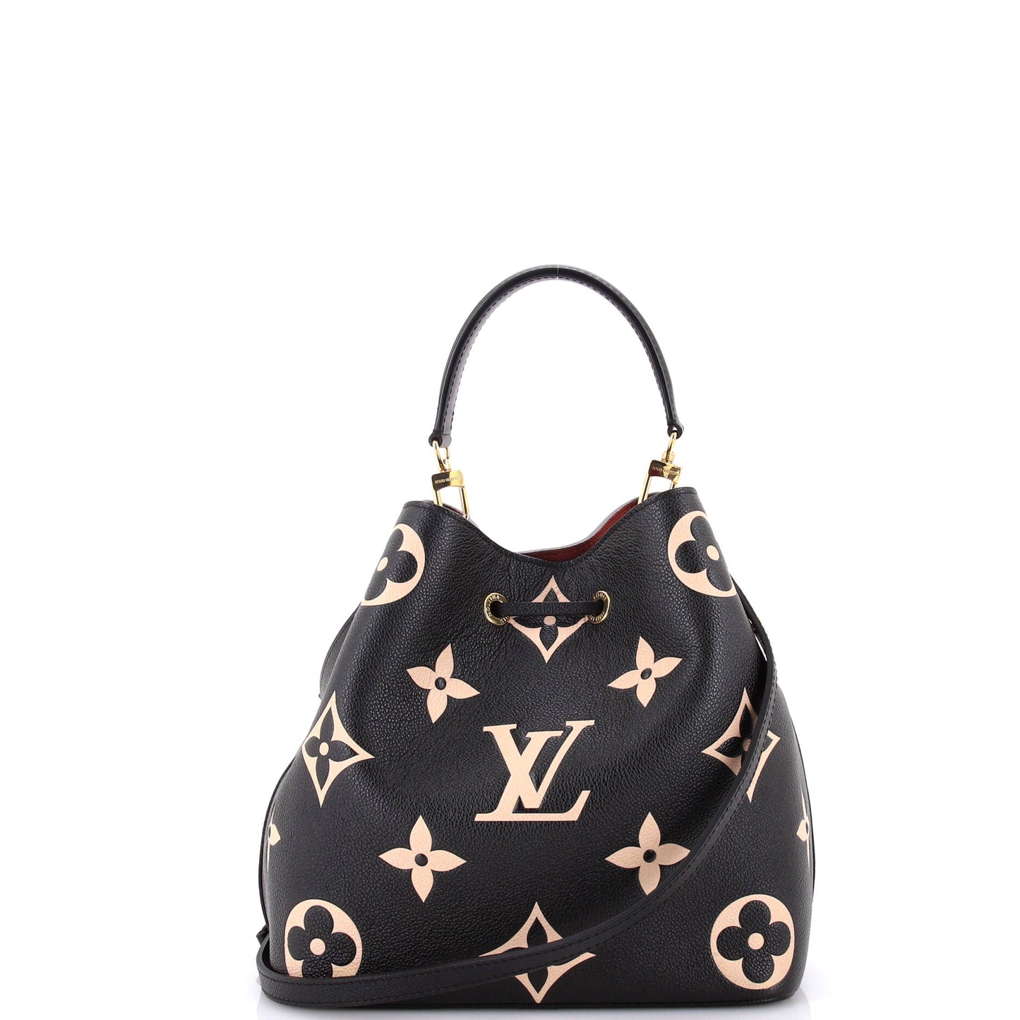 Louis Vuitton NeoNoe Handbag Bicolor Monogram Empreinte Giant MM