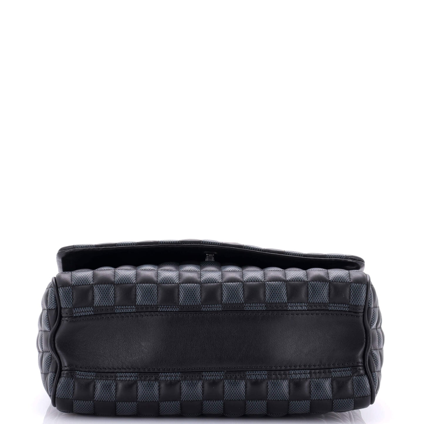Louis Vuitton Twist Handbag Damier Quilted Calf Leather MM