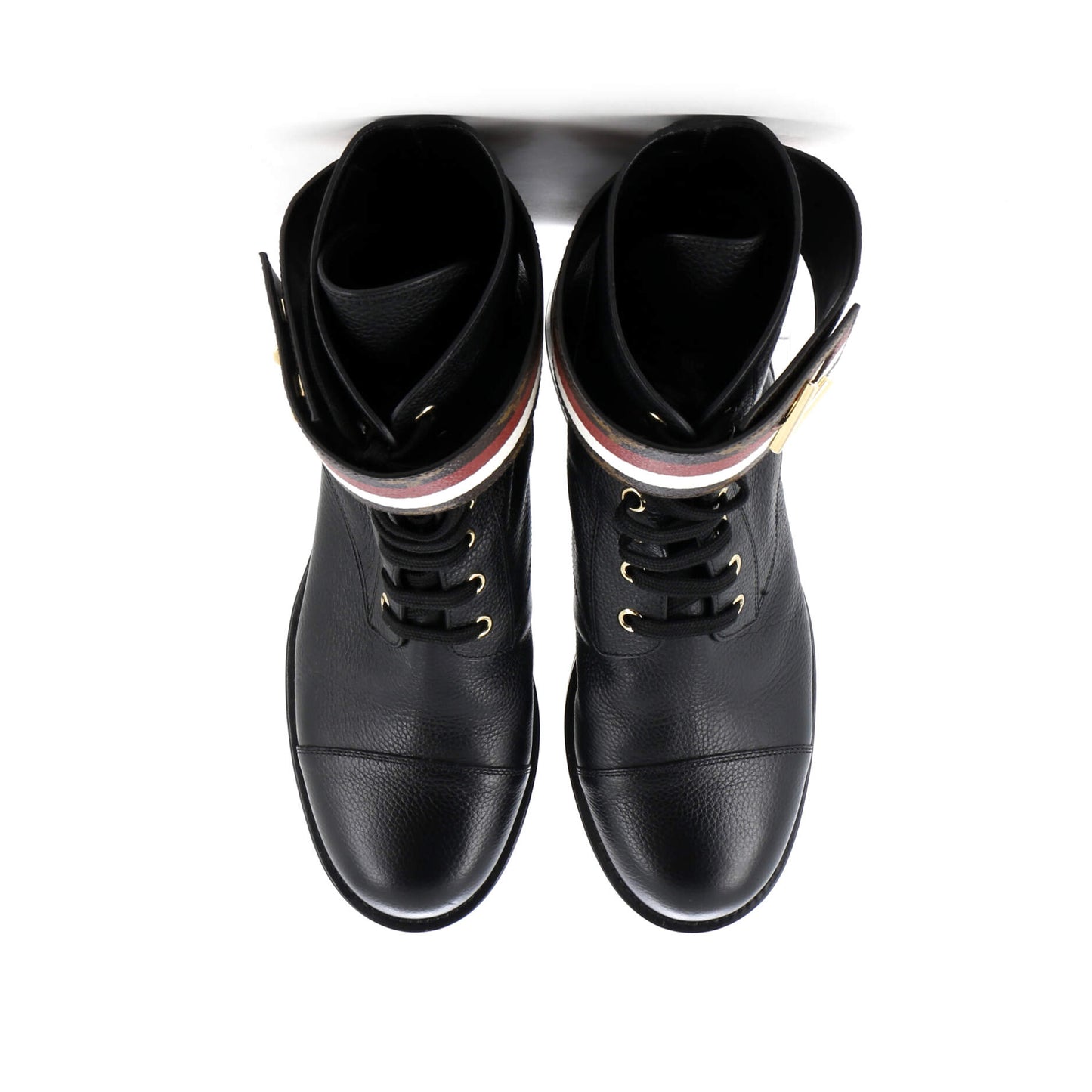 Louis Vuitton Women's Wonderland Flat Ranger Boots Monogram Canvas and Leather