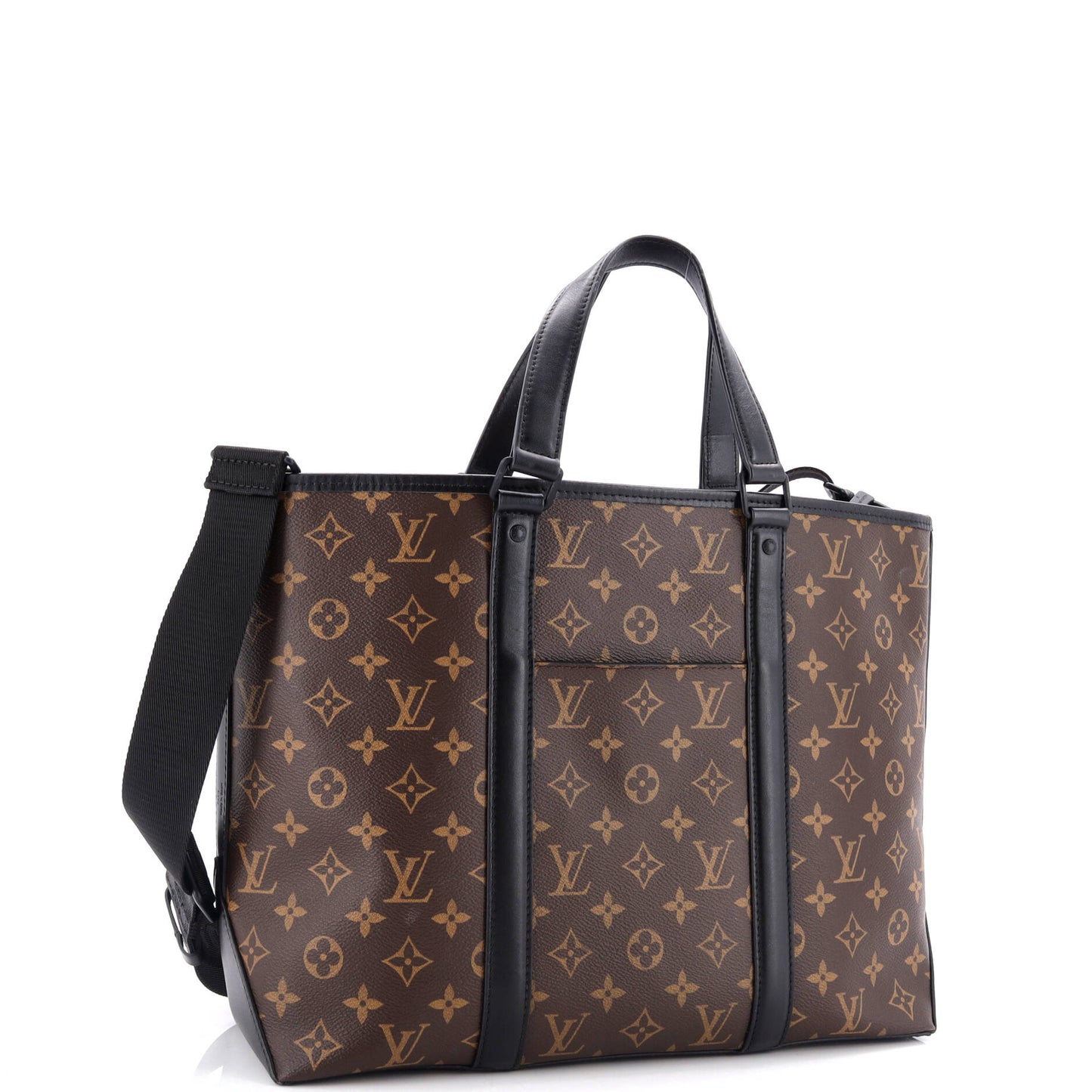 Louis Vuitton Weekend Tote Macassar Monogram Canvas PM