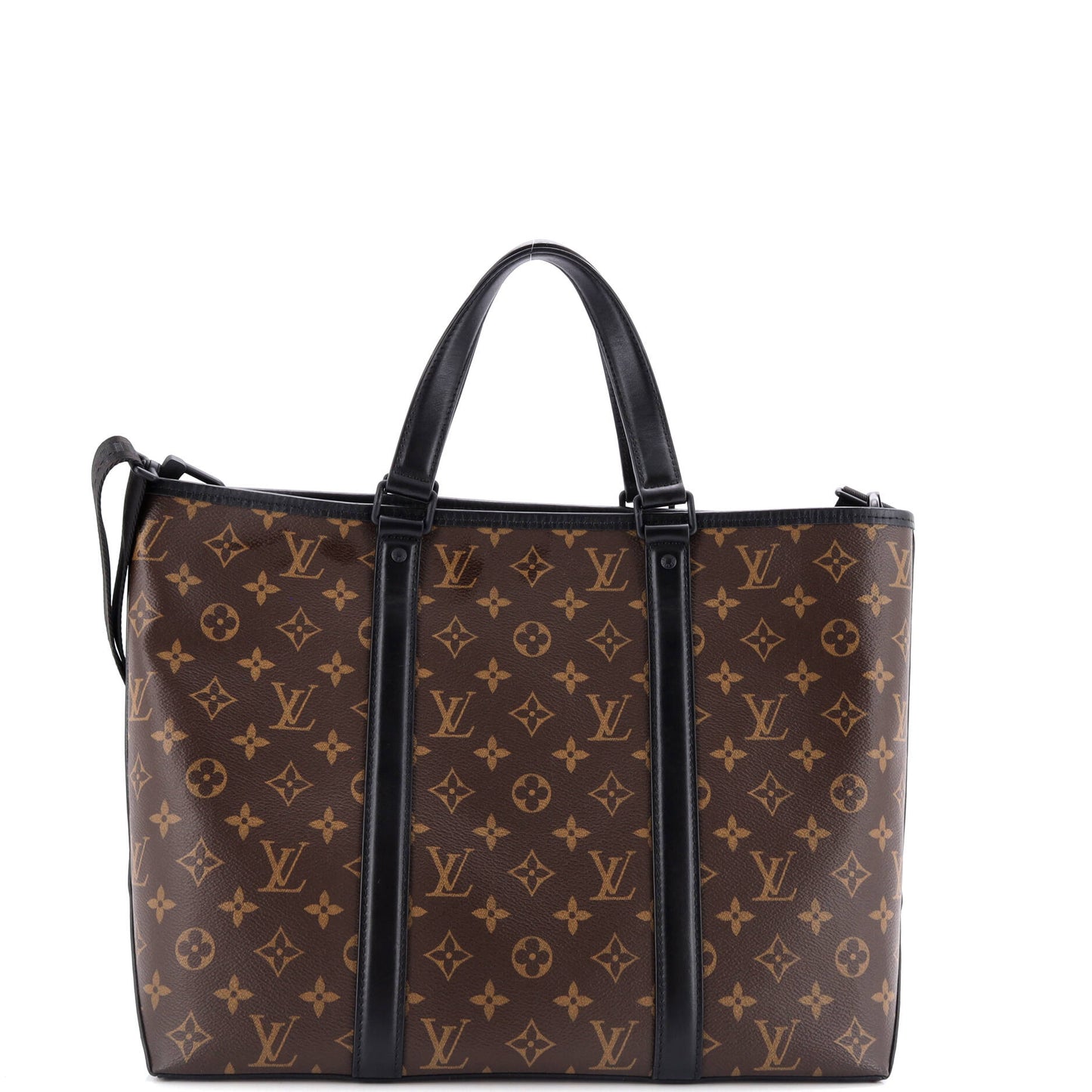 Louis Vuitton Weekend Tote Macassar Monogram Canvas PM
