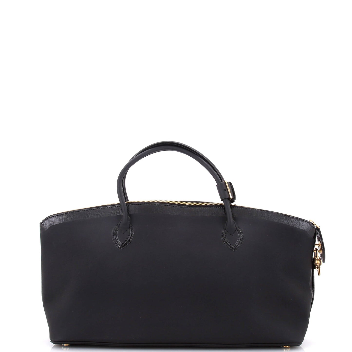 Louis Vuitton Obsession Lockit Handbag Rubberized Calfskin East West