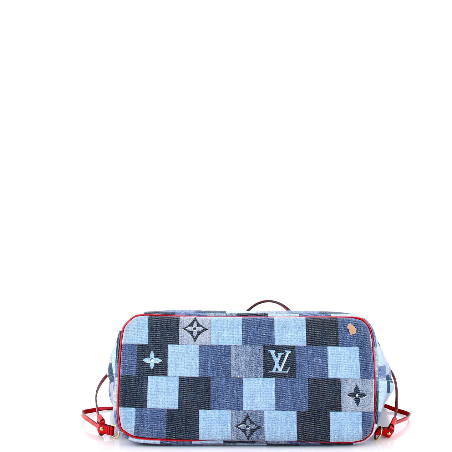 Louis Vuitton Neverfull Tote Damier and Monogram Patchwork Denim MM