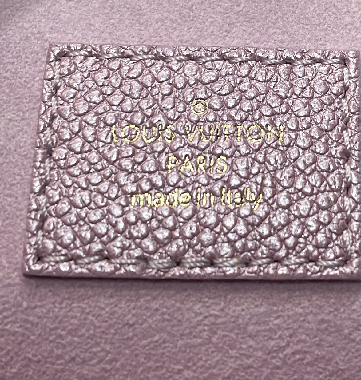 Louis Vuitton Vanity Handbag Empreinte Leather Micro