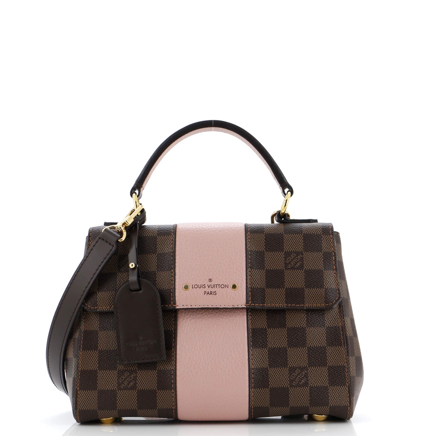 Louis Vuitton Bond Street Handbag Damier with Leather BB