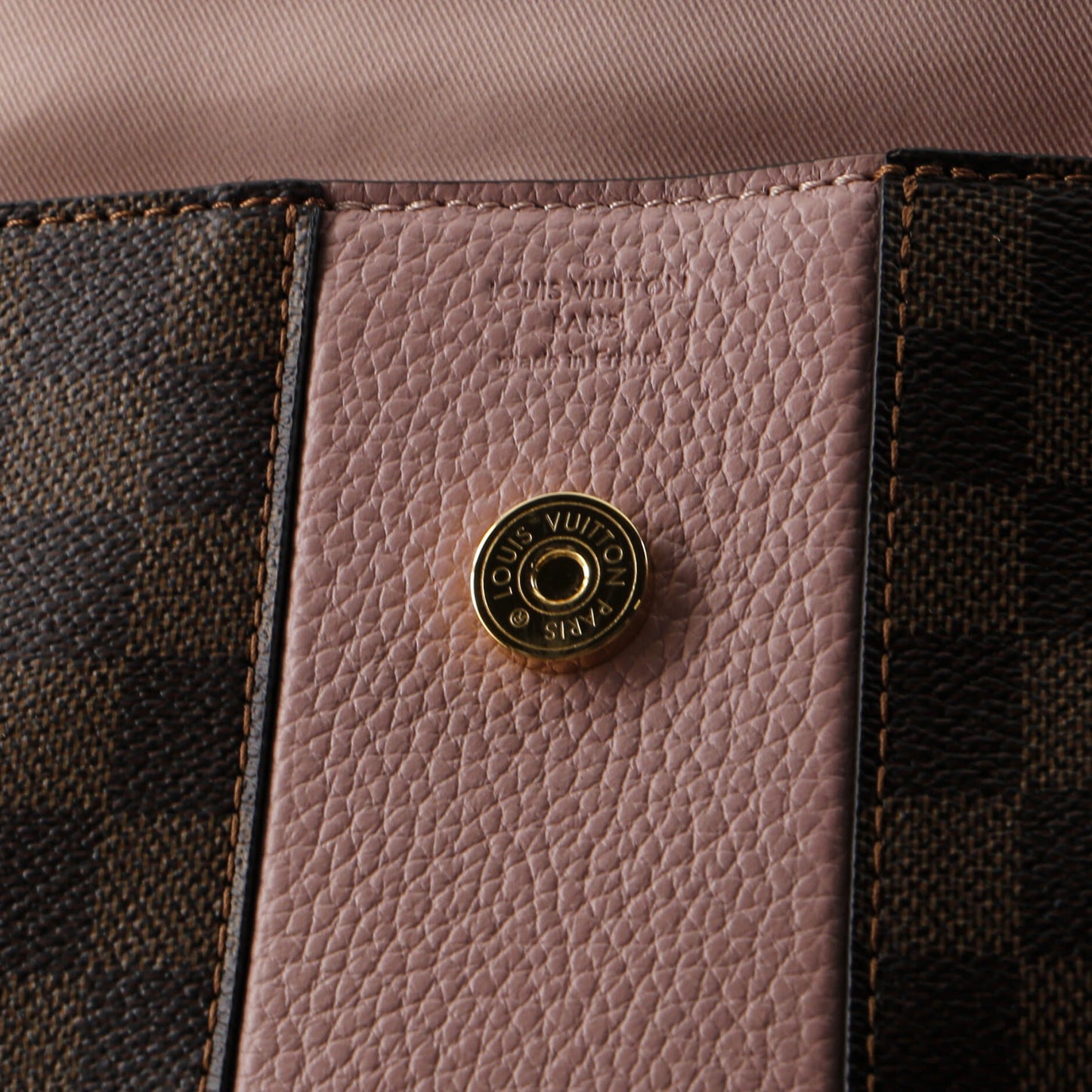 Louis Vuitton Bond Street Handbag Damier with Leather BB