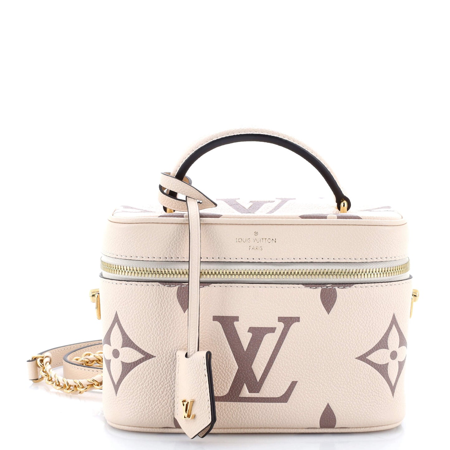 Louis Vuitton Vanity Handbag Bicolor Monogram Empreinte Giant PM