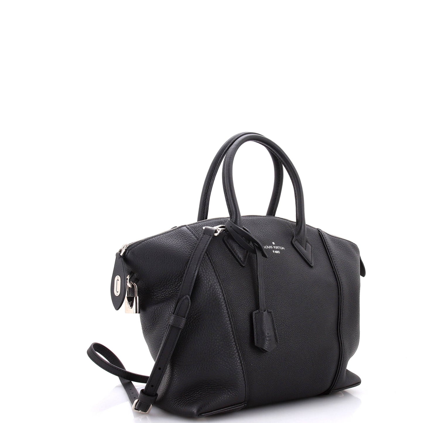 Louis Vuitton Soft Lockit Handbag Leather PM