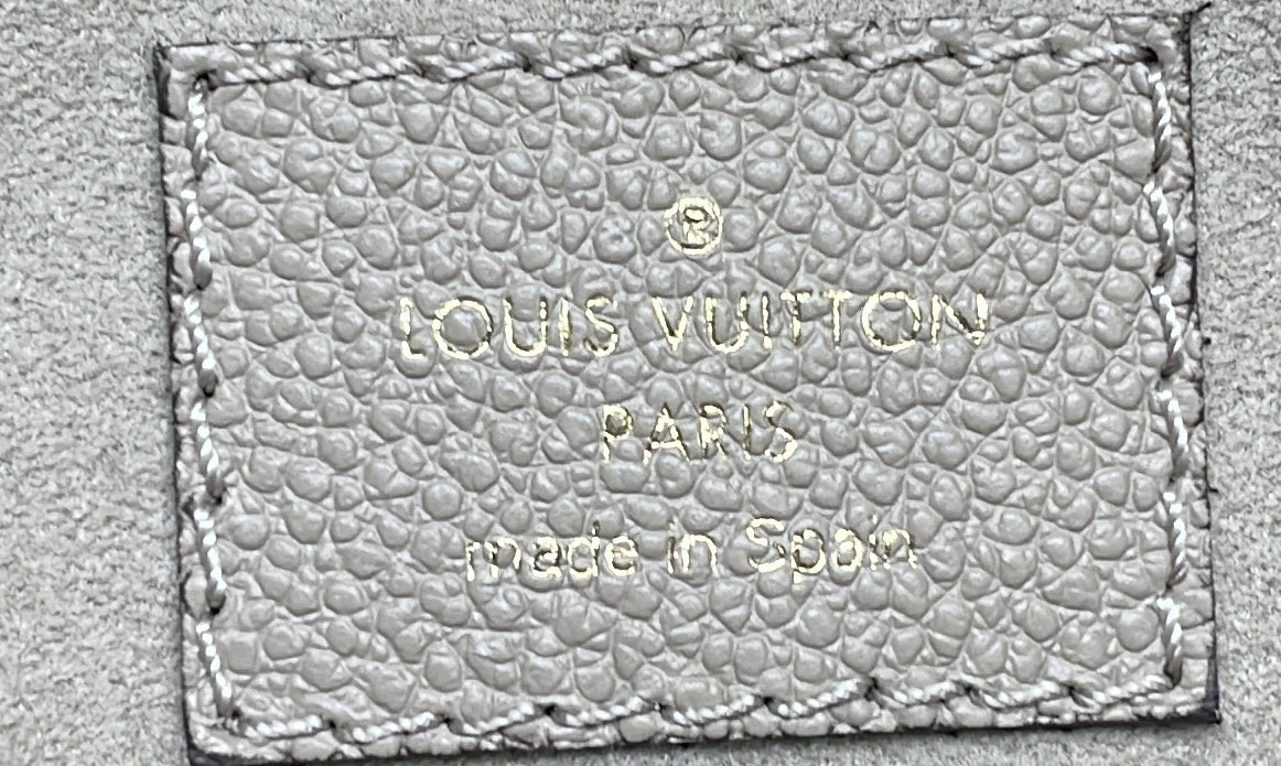 Louis Vuitton Petit Palais Handbag Bicolor Monogram Empreinte Giant
