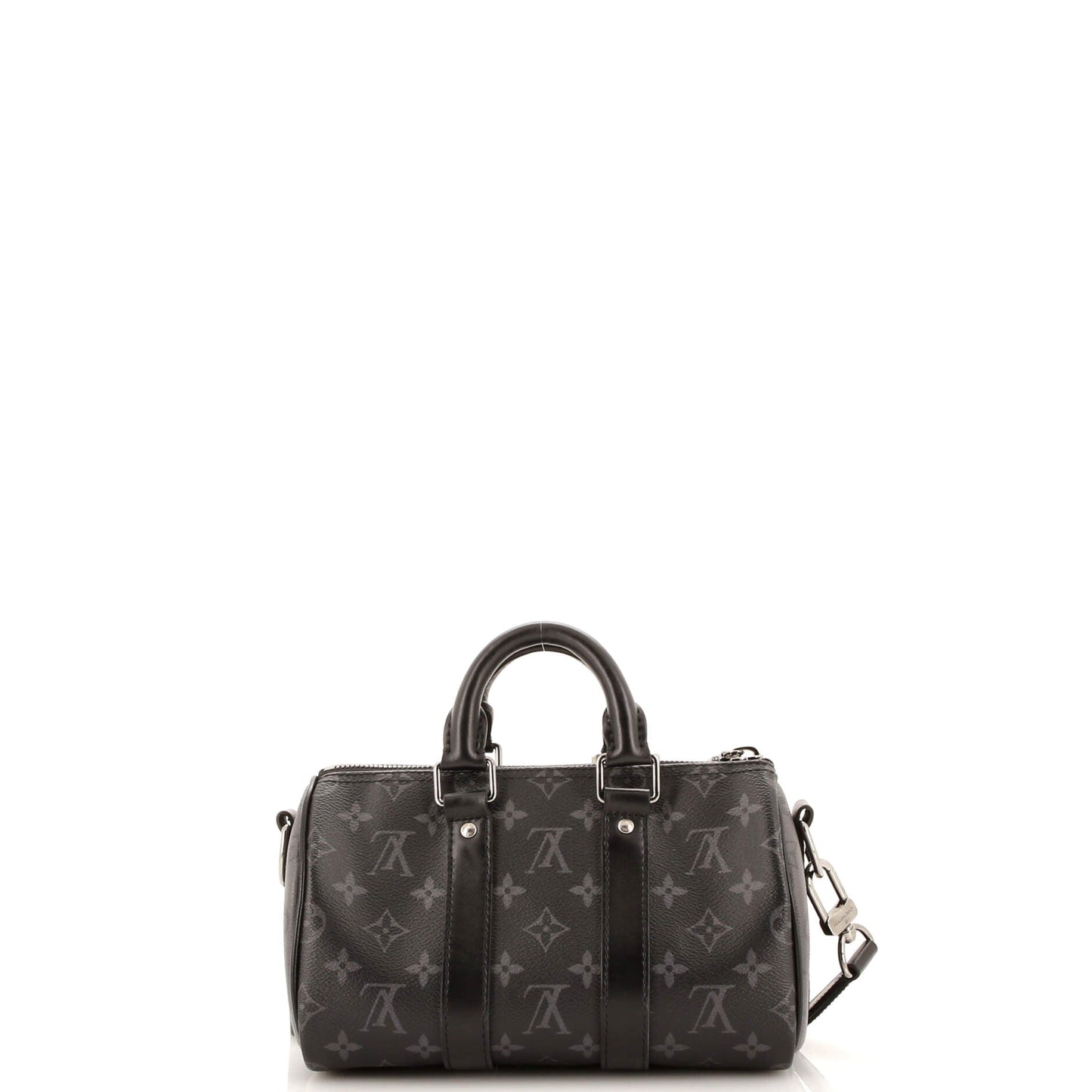 Louis Vuitton Keepall Bandouliere Bag Reverse Monogram Eclipse Canvas 25