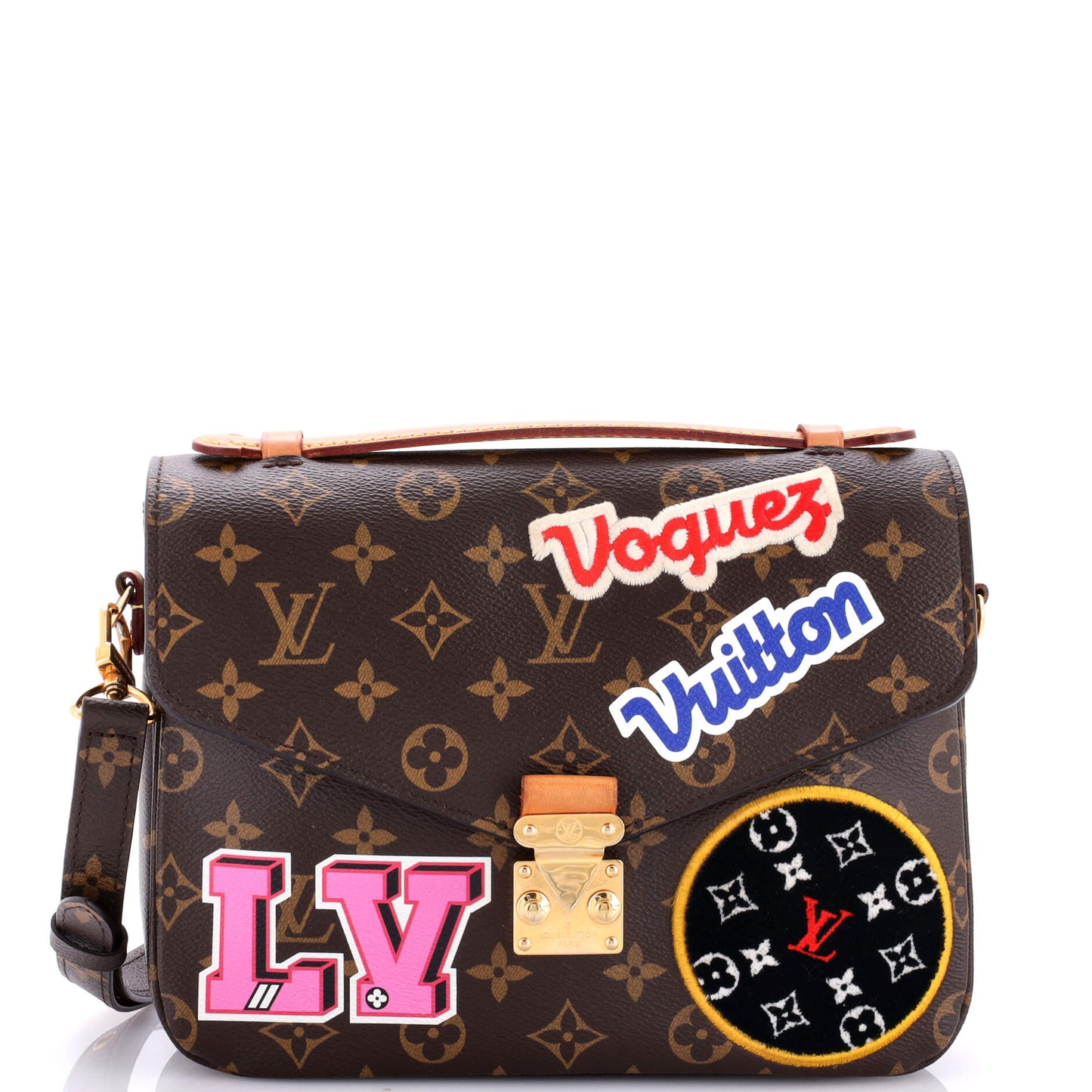 Louis Vuitton Pochette Metis Limited Edition Patches Monogram Canvas