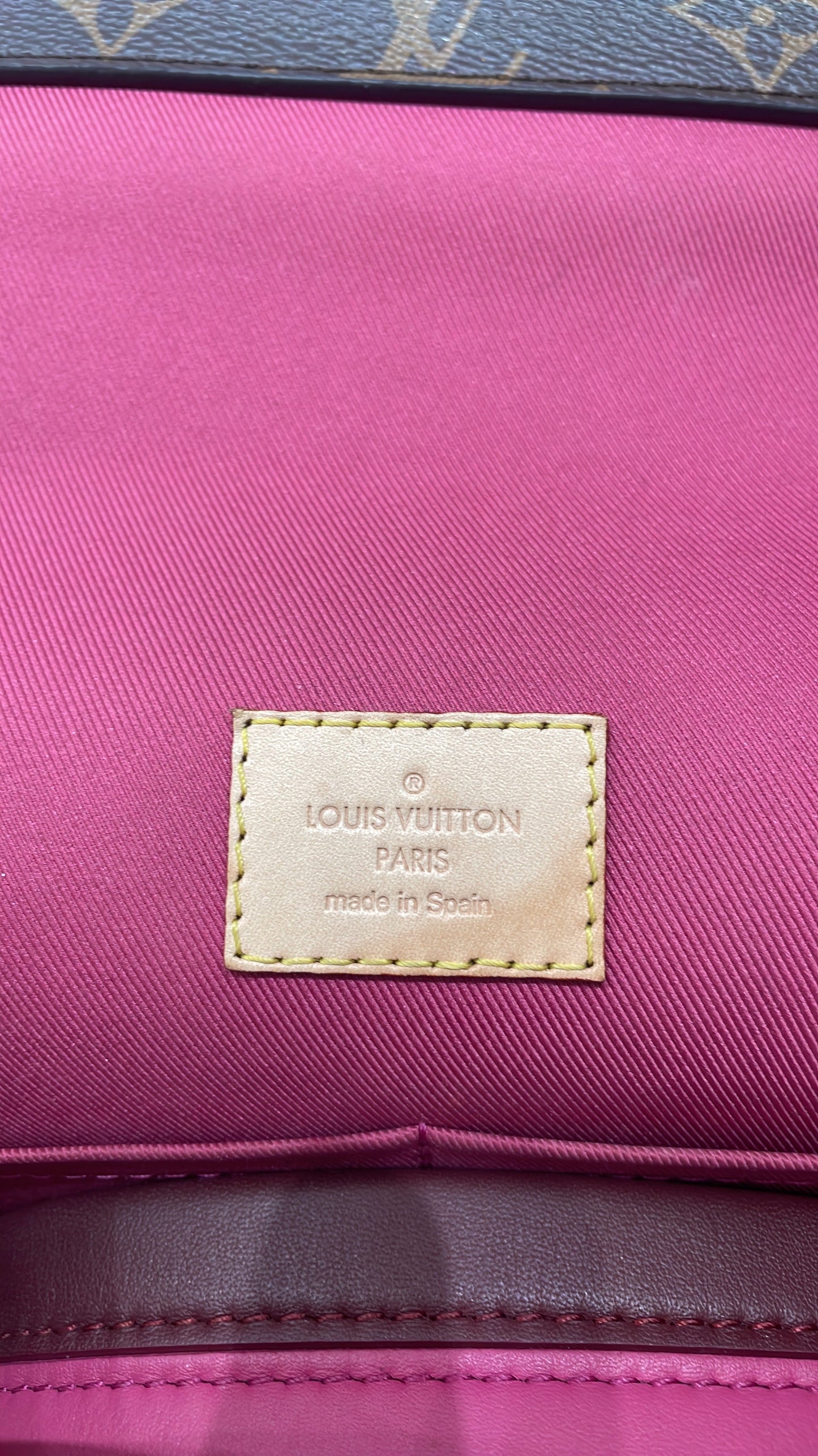 Louis Vuitton Cluny Top Handle Bag Monogram Canvas BB