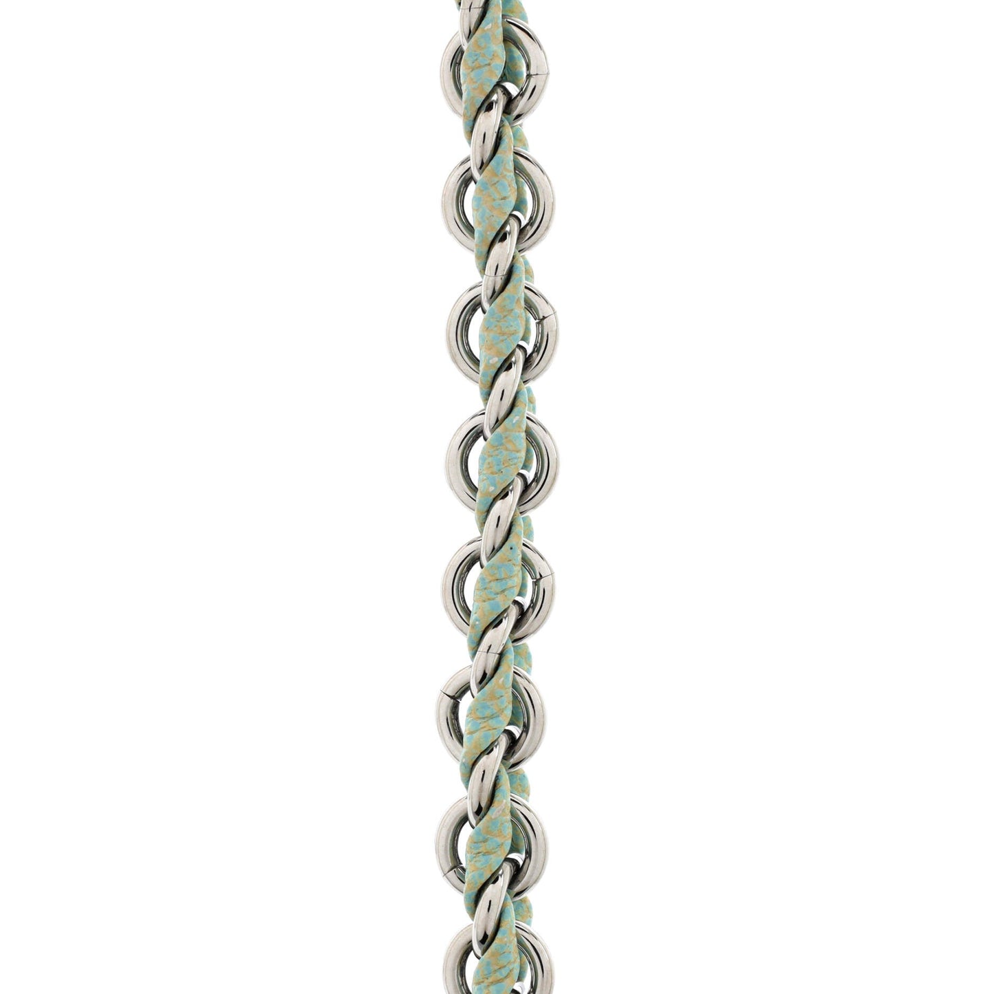 Louis Vuitton Multi Pochette Accessoires Woven Chain Strap Leather and Metal