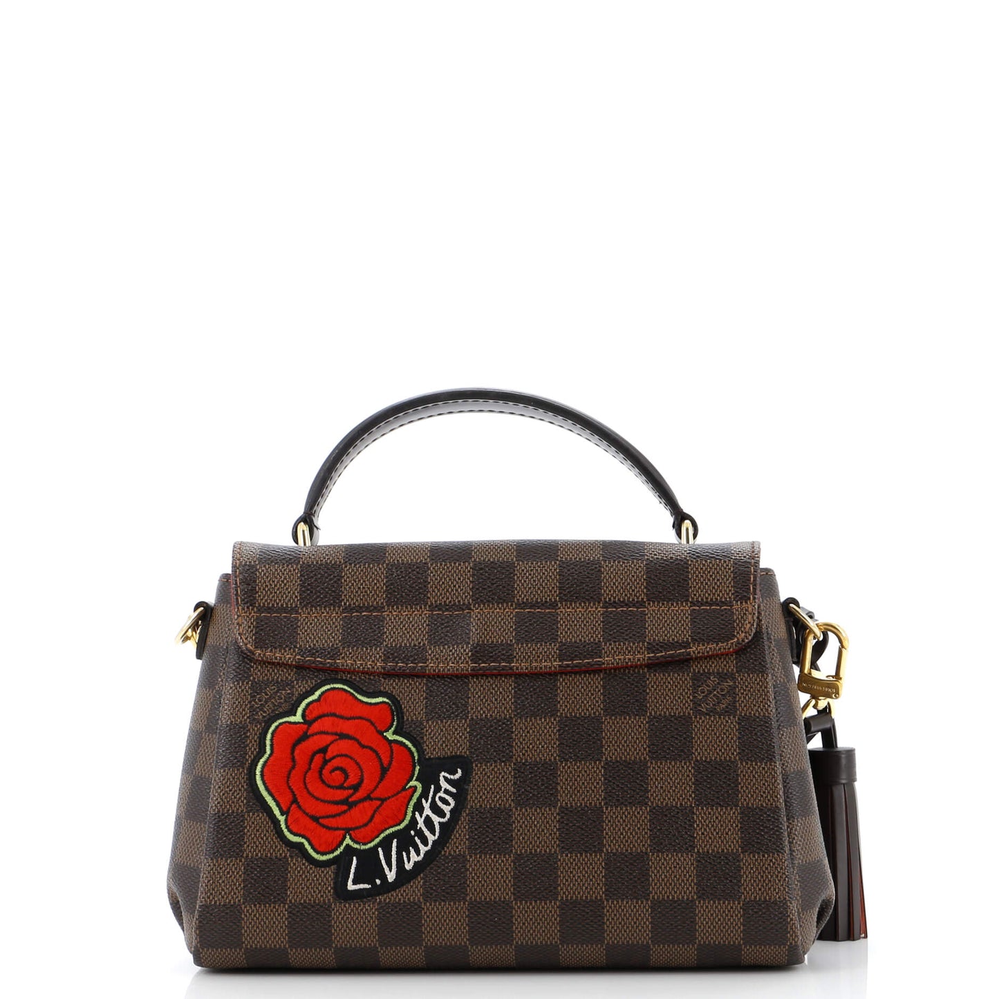 Louis Vuitton Croisette Handbag Limited Edition Patches Damier