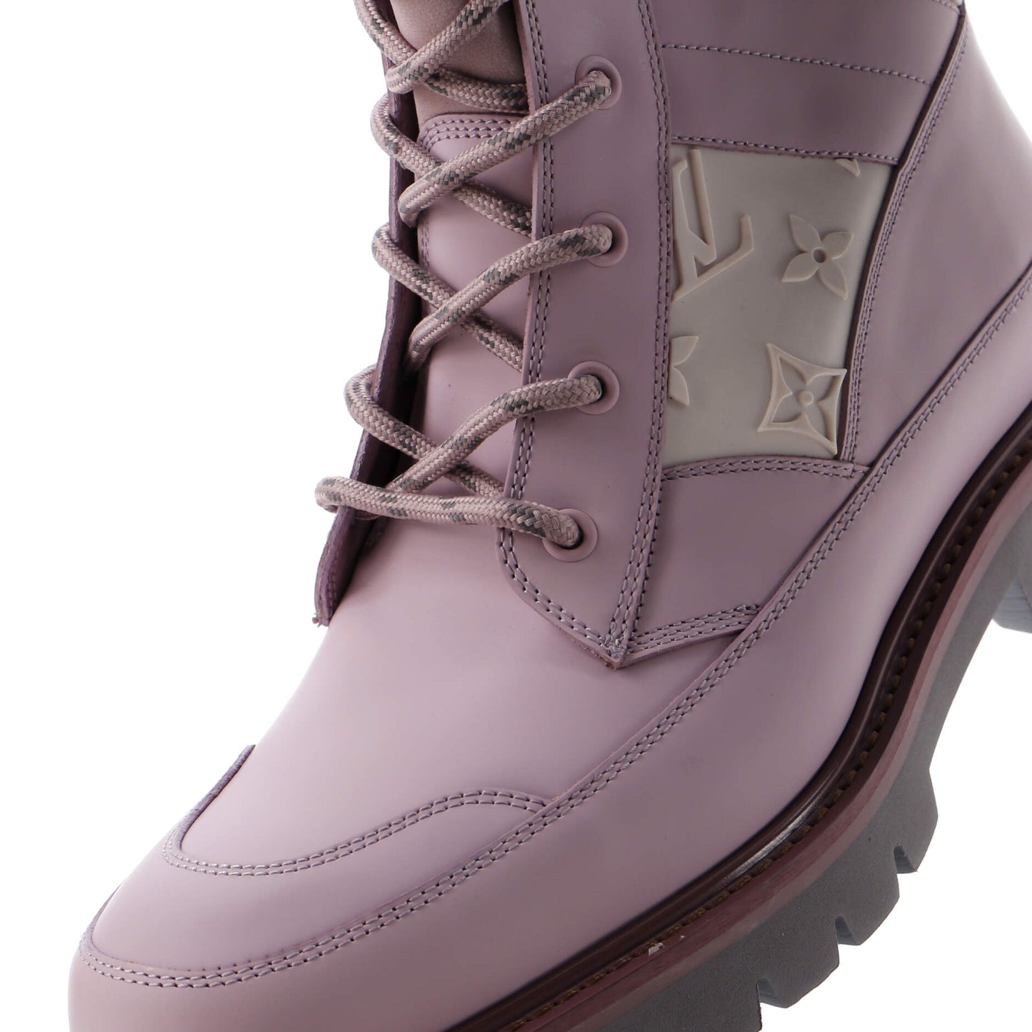 Louis Vuitton Men's Landscape Ankle Boots Monogram Embossed Rubber