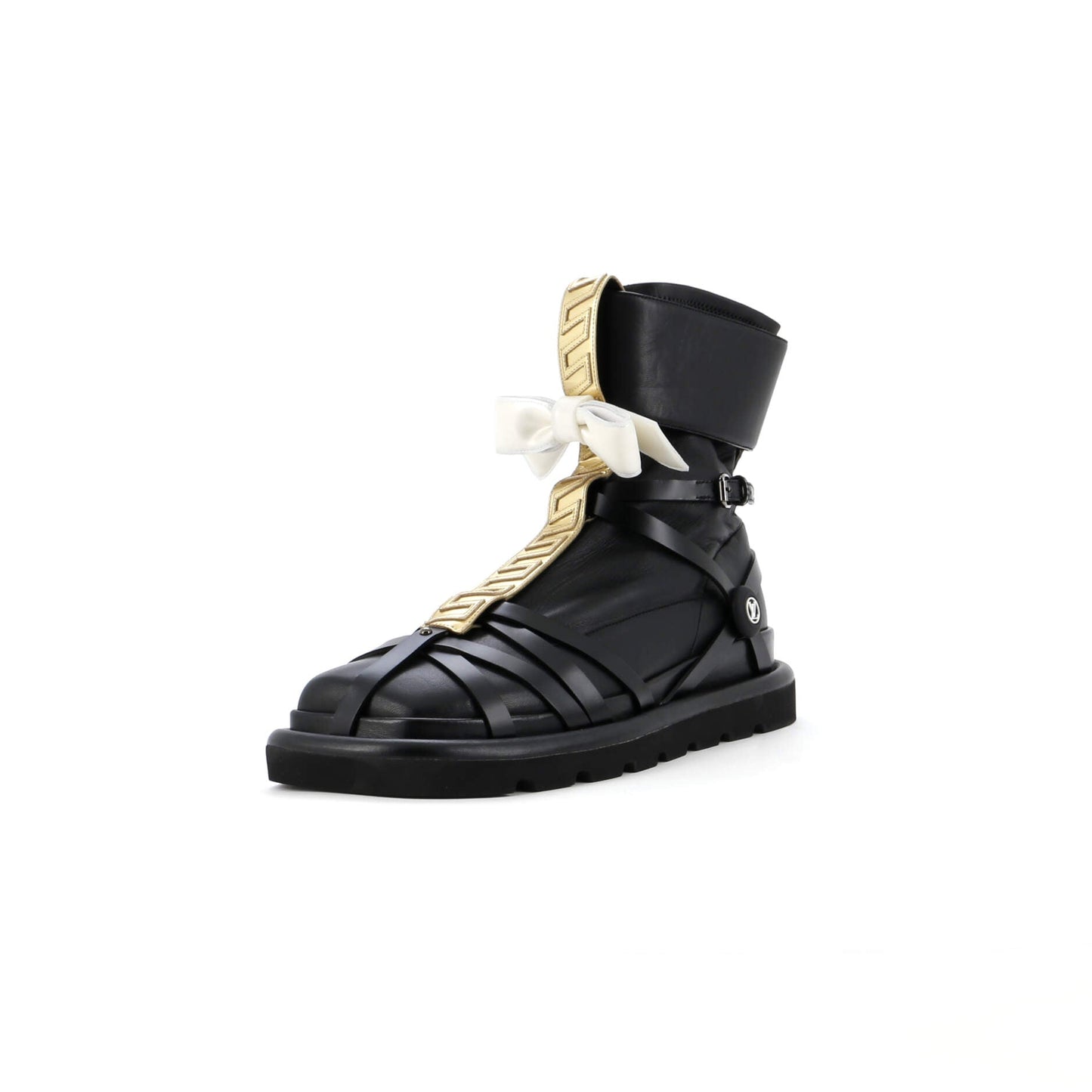 Louis Vuitton Women's Pillow Square Ankle Boots Limited Edition Fornasetti Lambskin