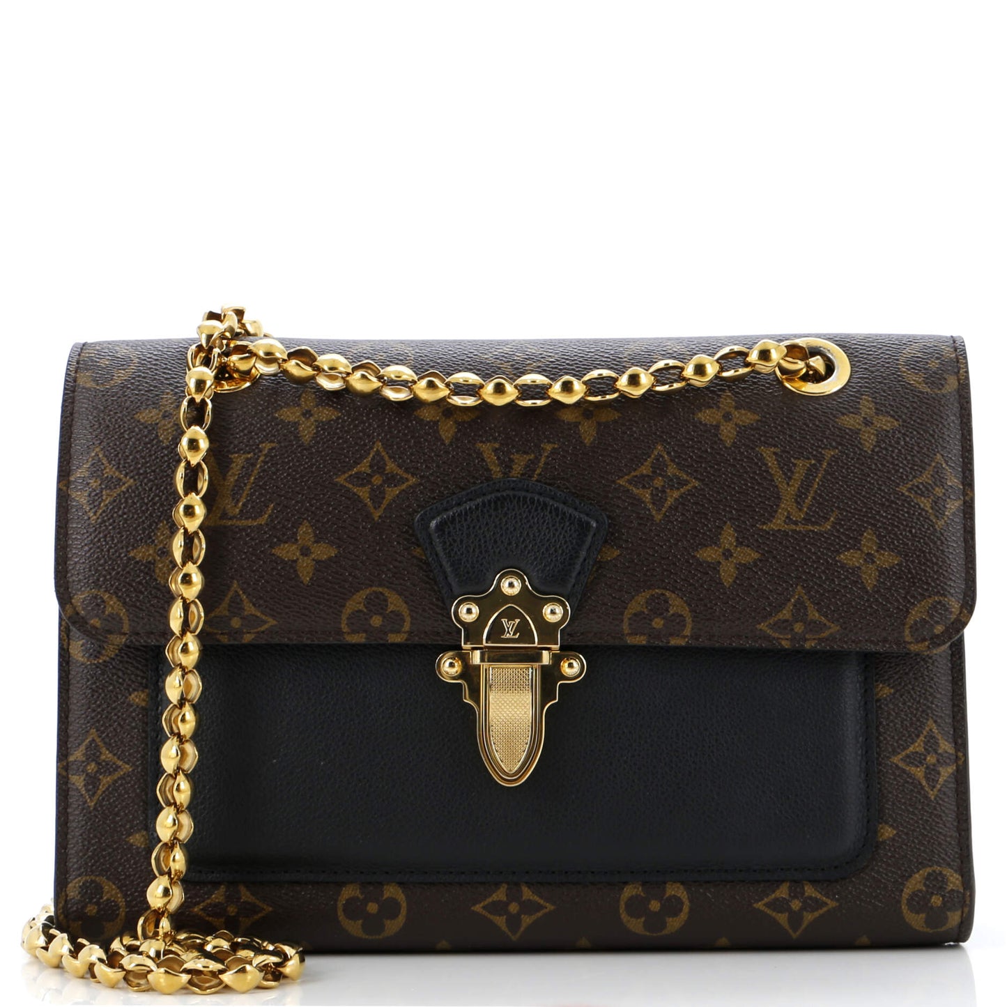Louis Vuitton Victoire Handbag Monogram Canvas and Leather