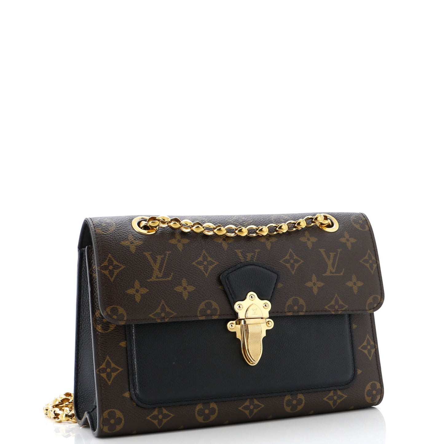 Louis Vuitton Victoire Handbag Monogram Canvas and Leather