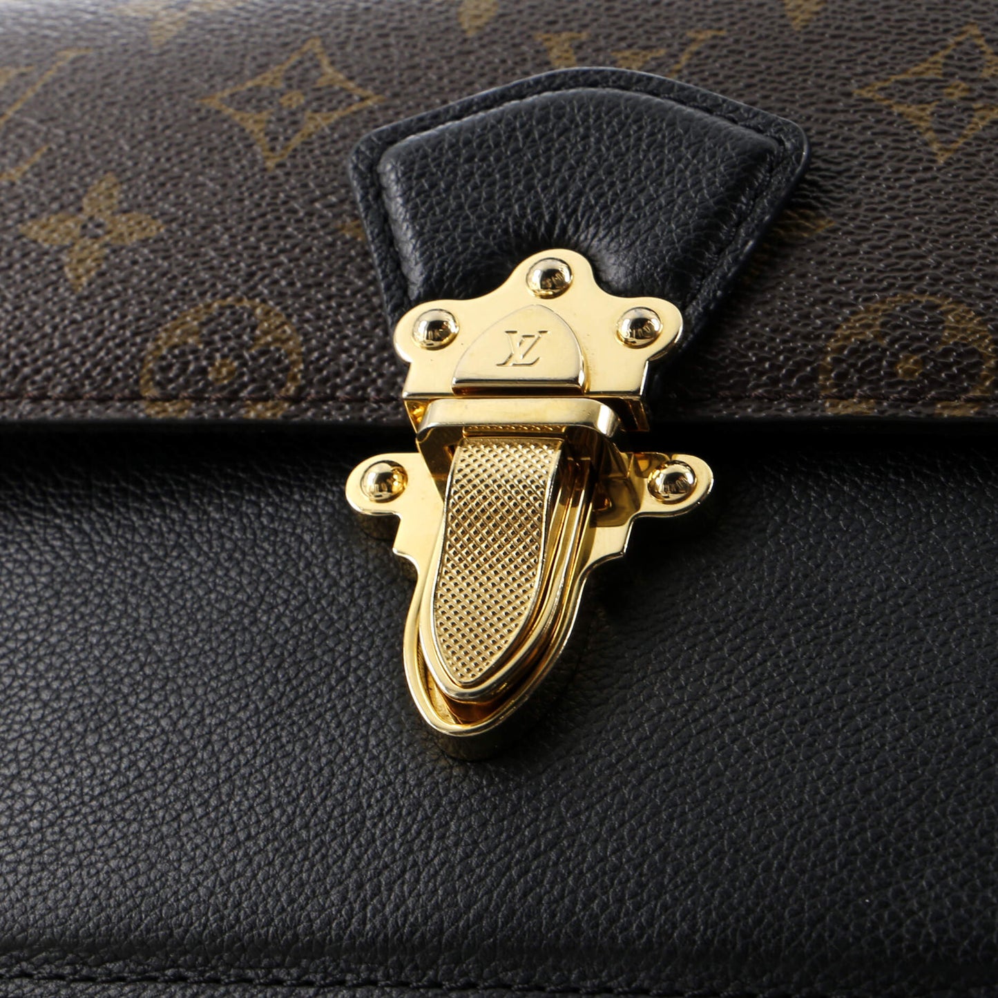 Louis Vuitton Victoire Handbag Monogram Canvas and Leather